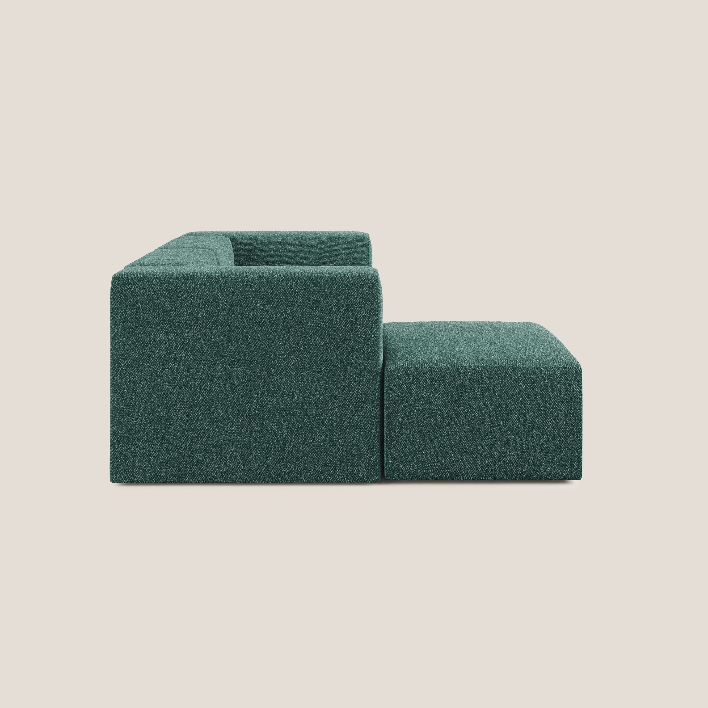 Nettuno canapé d'angle reversible modulable en bouclette douce T07 vert - Image 3