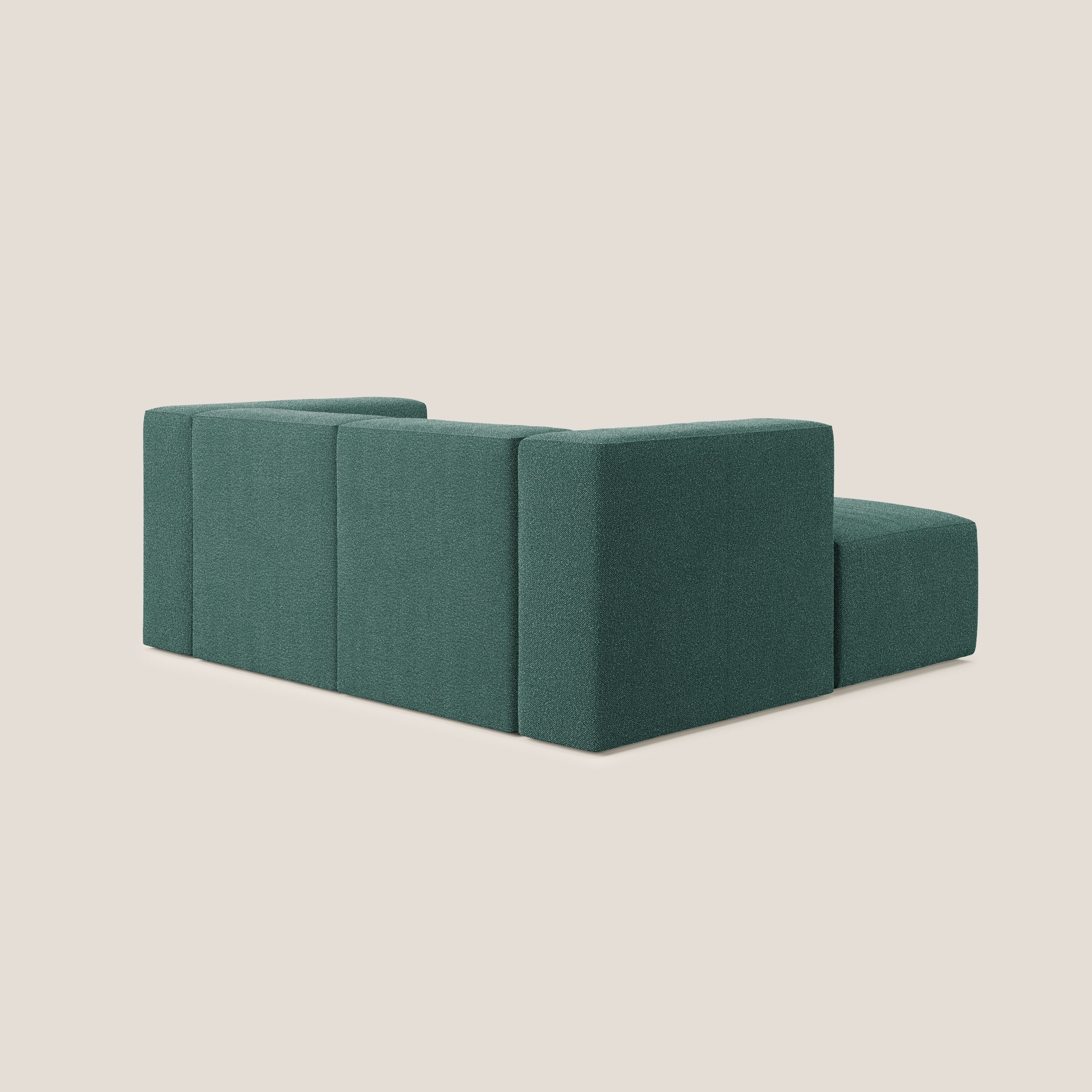 Nettuno canapé d'angle reversible modulable en bouclette douce T07 vert - Image 4