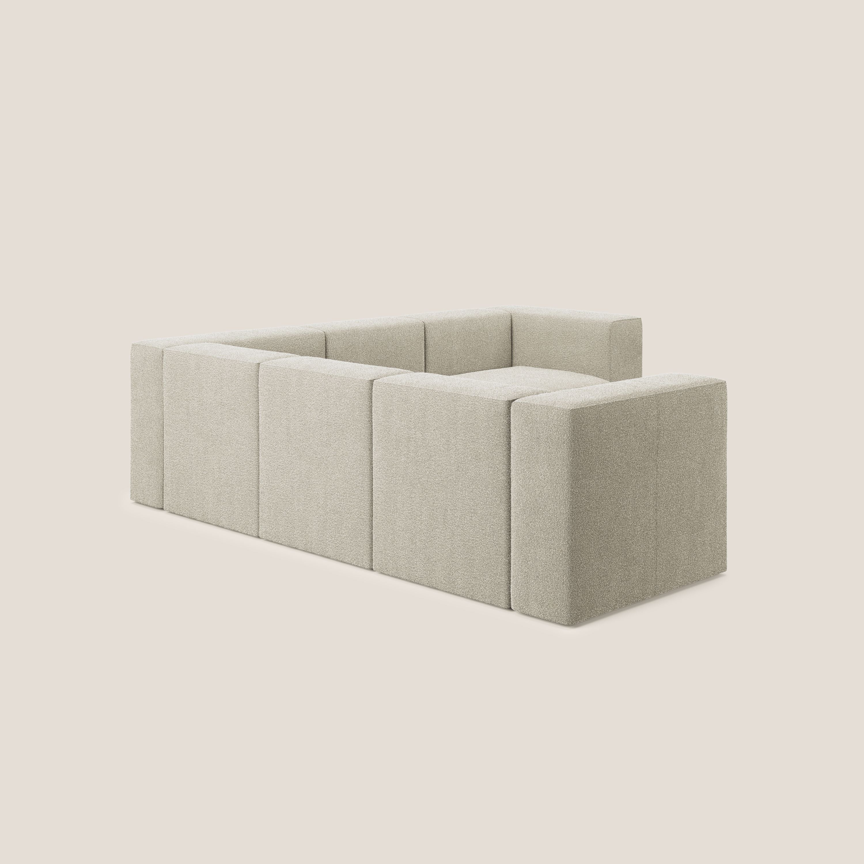 Nettuno canapé d'angle reversible modulable en bouclette douce T07 beige - Image 4