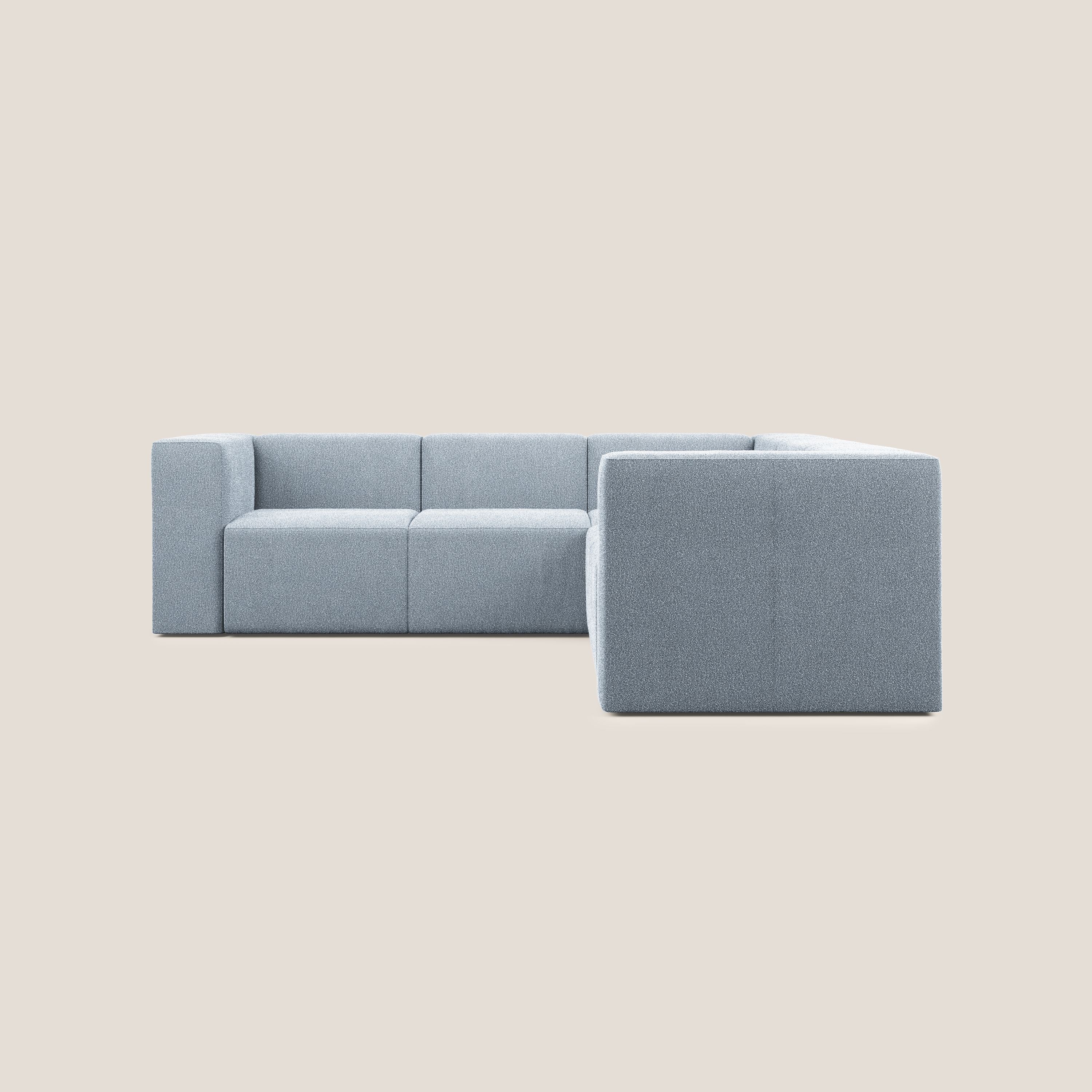 Nettuno canapé d'angle reversible modulable en bouclette douce T07 sucre glace - Image 3