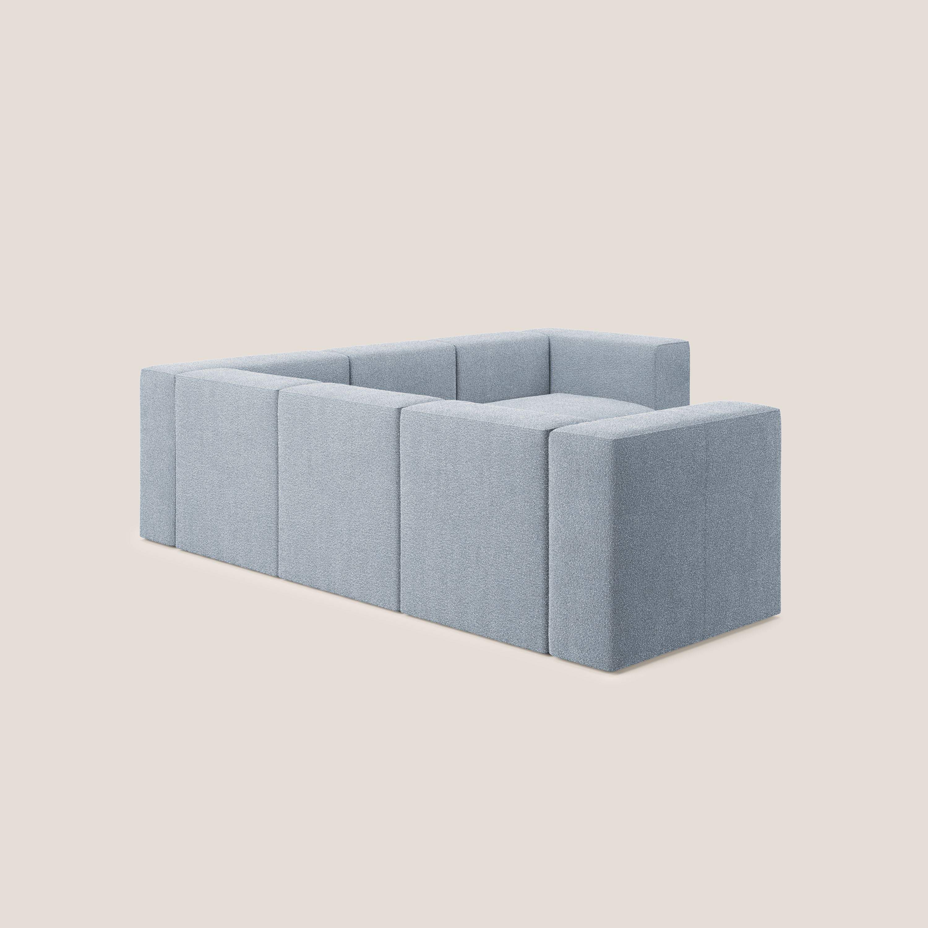 Nettuno canapé d'angle reversible modulable en bouclette douce T07 sucre glace - Image 4