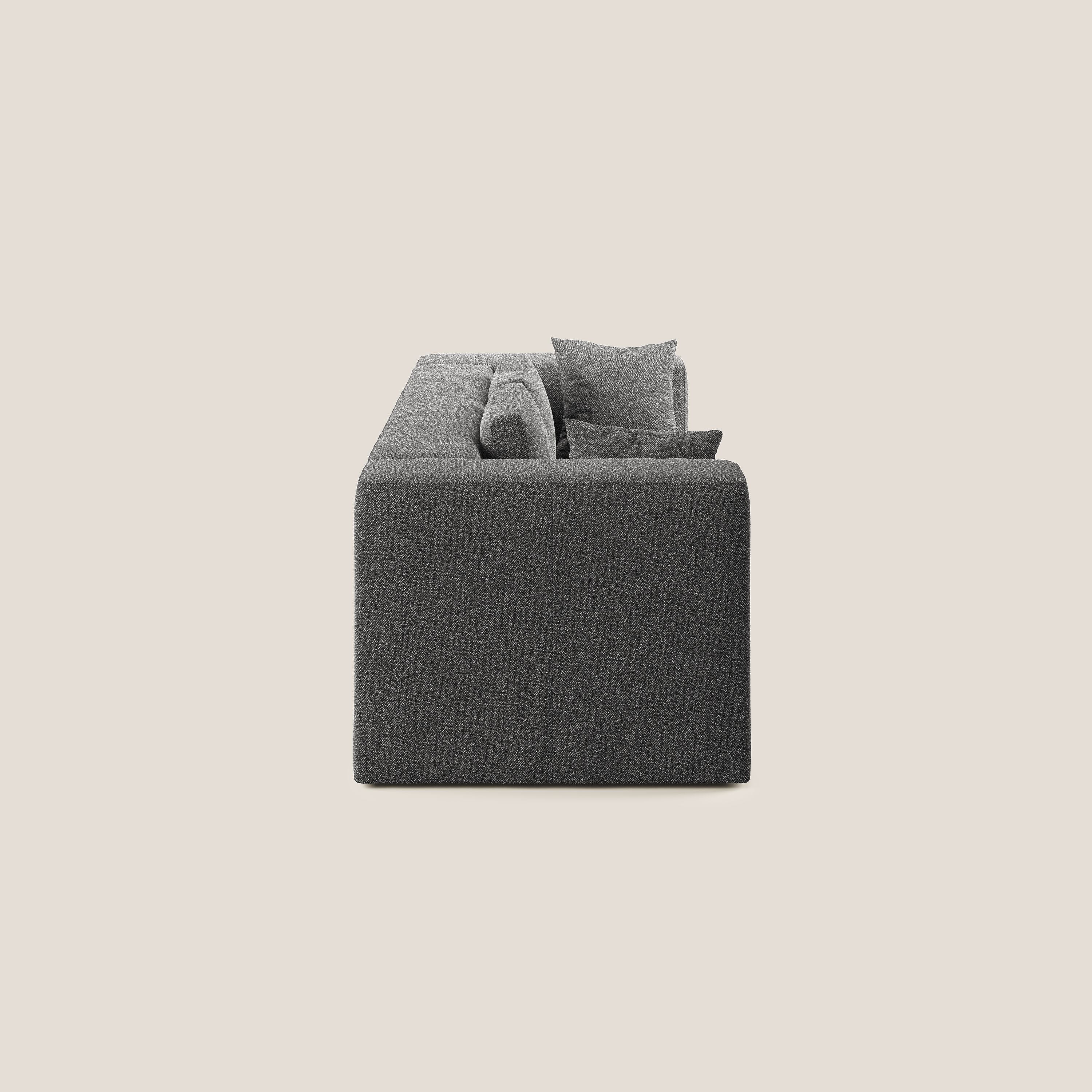 Nettuno canapé moderne modulable en bouclette douce T07 anthracite - Image 2