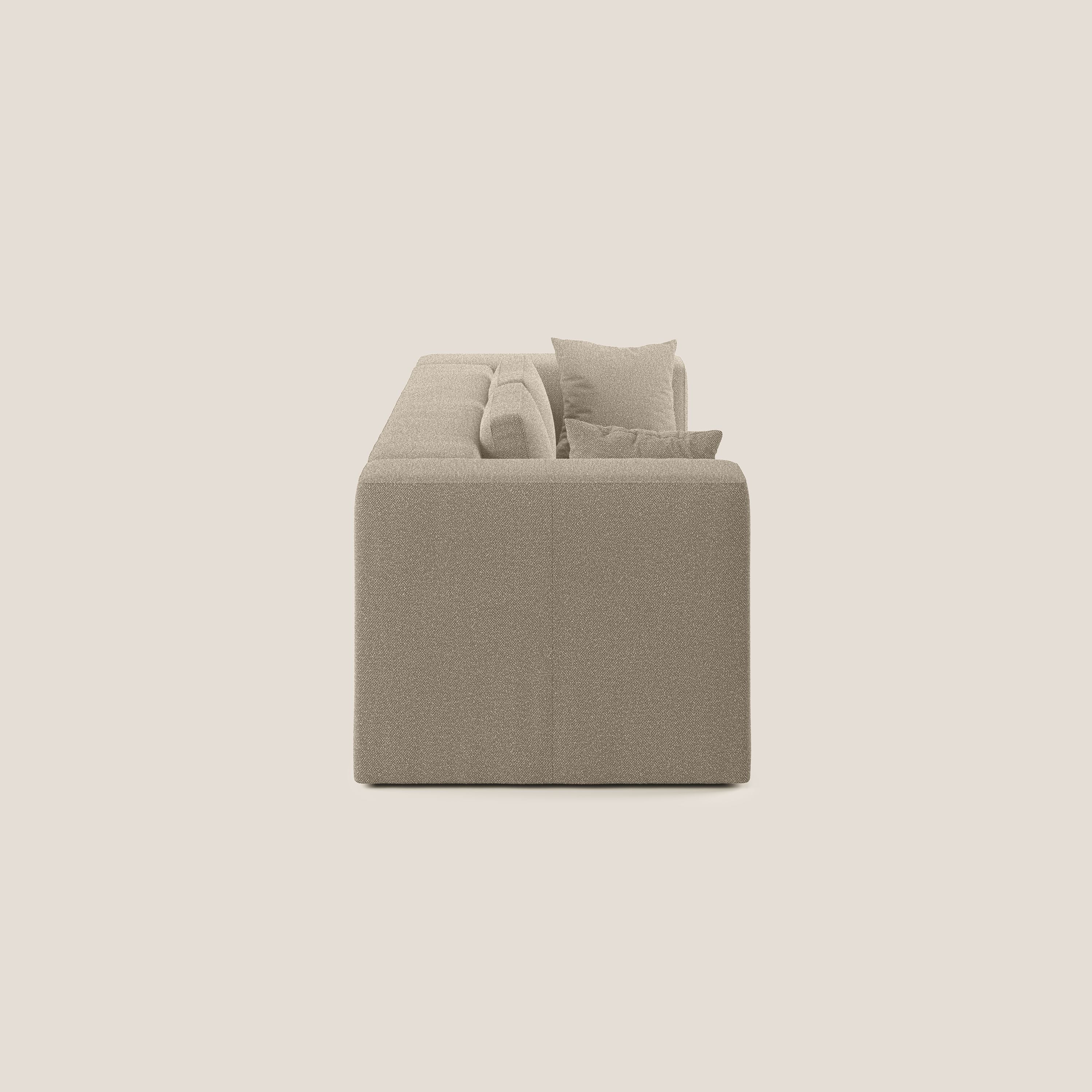 Nettuno canapé moderne modulable en bouclette douce T07 beige - Image 2