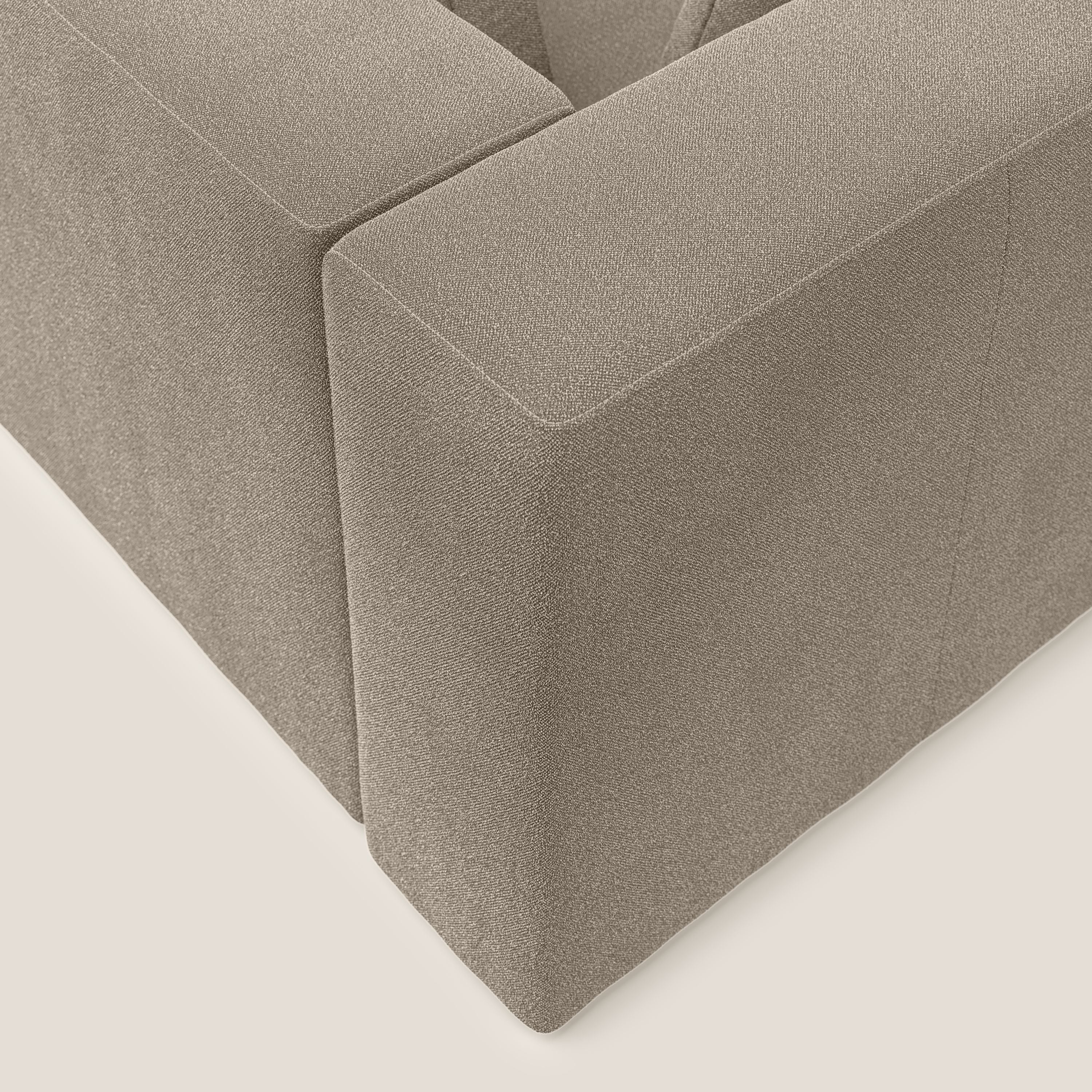Nettuno canapé moderne modulable en bouclette douce T07 beige - Image 5