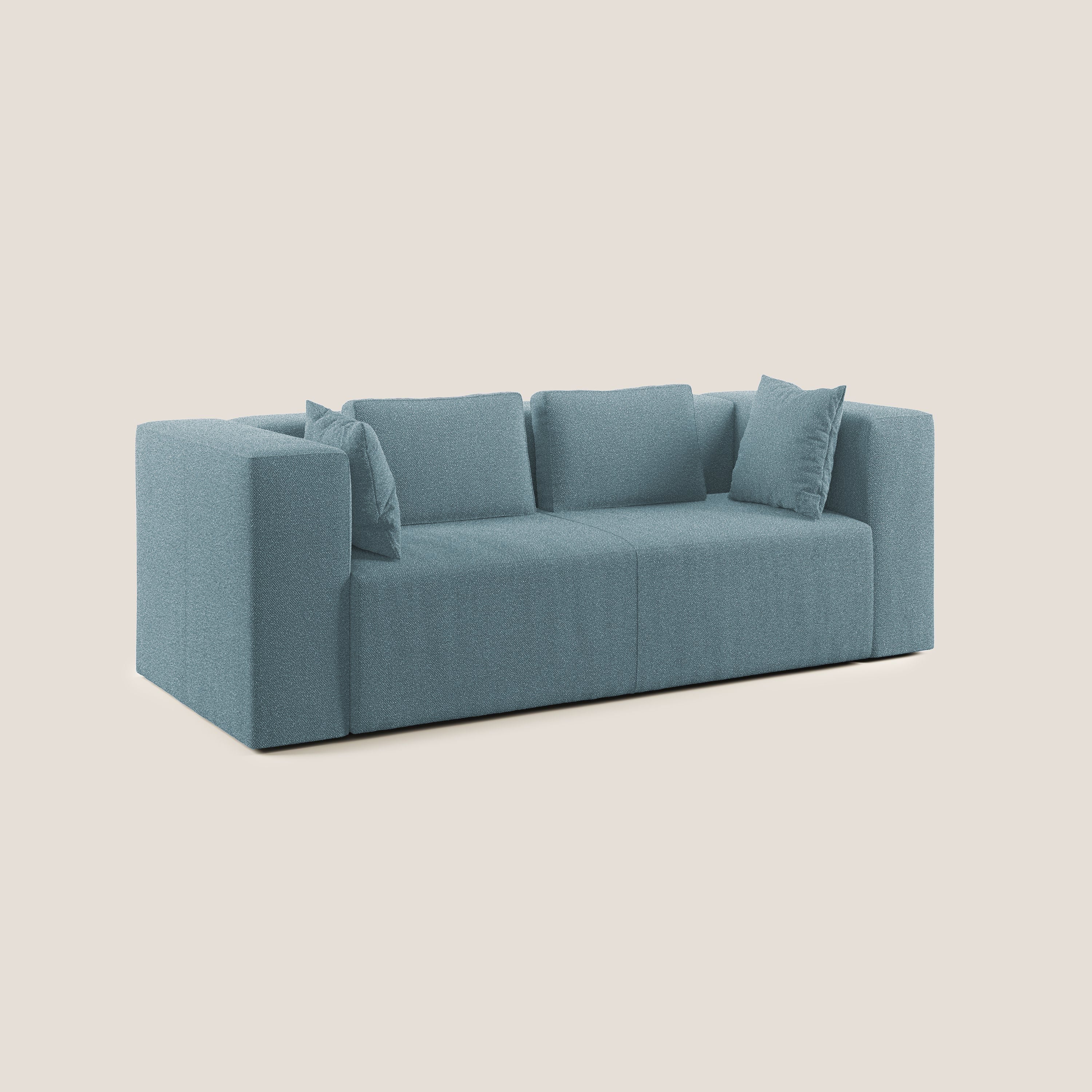 Nettuno canapé moderne modulable en bouclette douce T07 sucre glace - Image 10