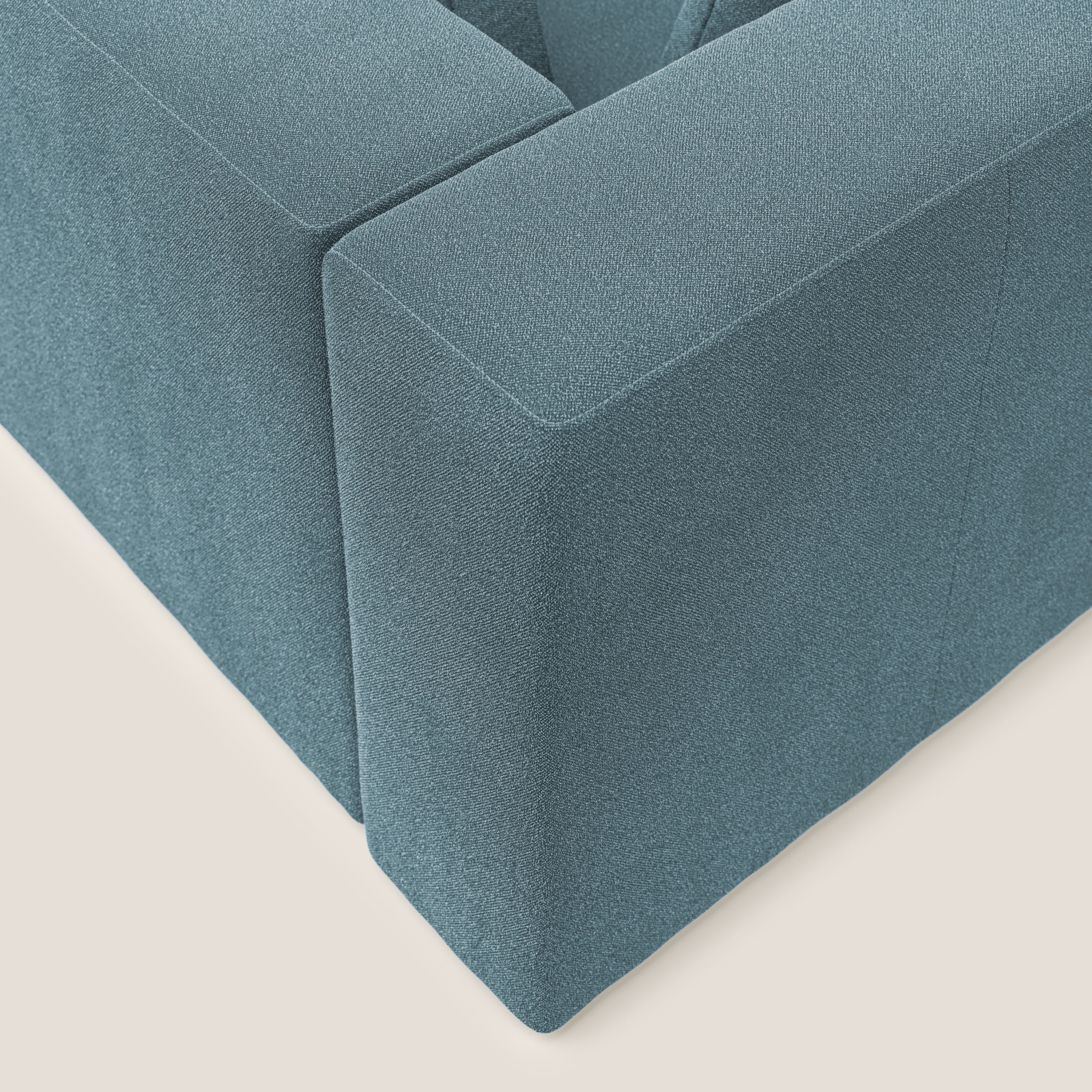 Nettuno canapé moderne modulable en bouclette douce T07 sucre glace - Image 5