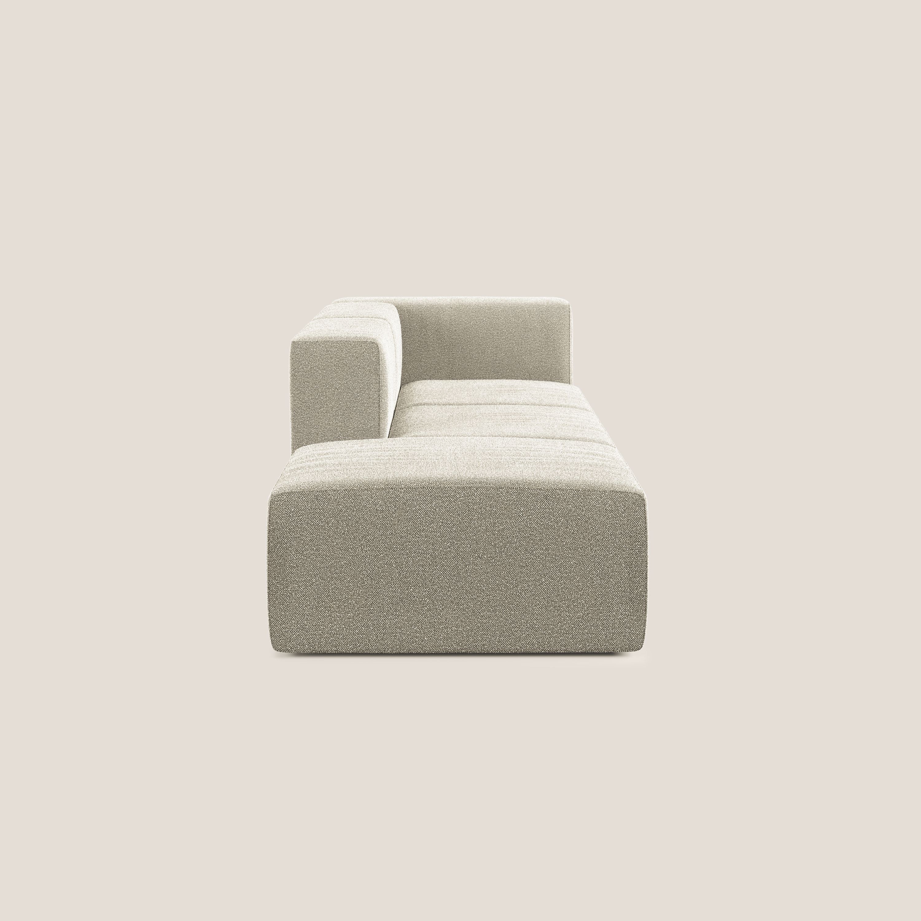 Nettuno canapé moderne modulable en bouclette douce T07 beige - Image 3
