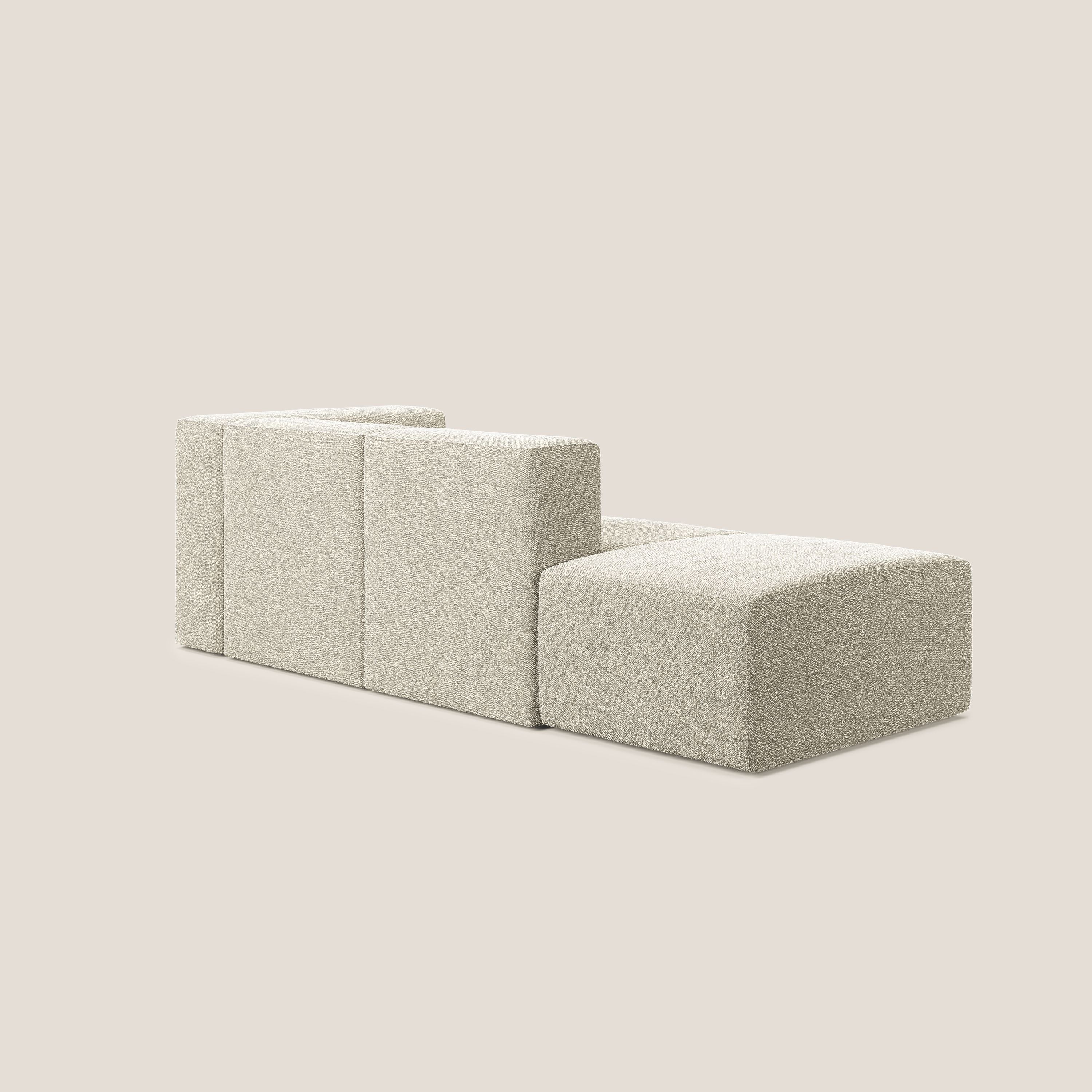 Nettuno canapé moderne modulable en bouclette douce T07 beige - Image 4