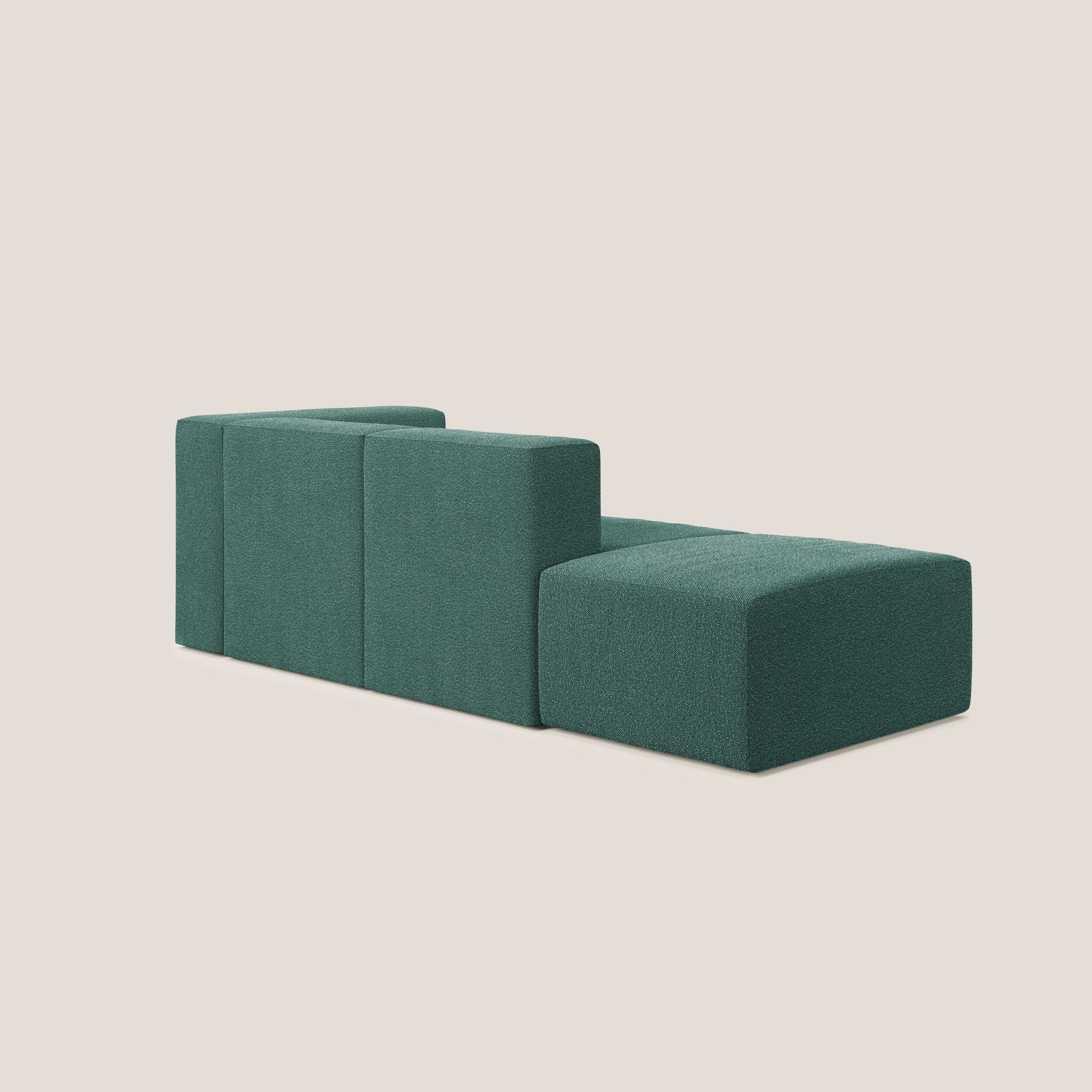 Nettuno canapé moderne modulable en bouclette douce T07 vert - Image 4