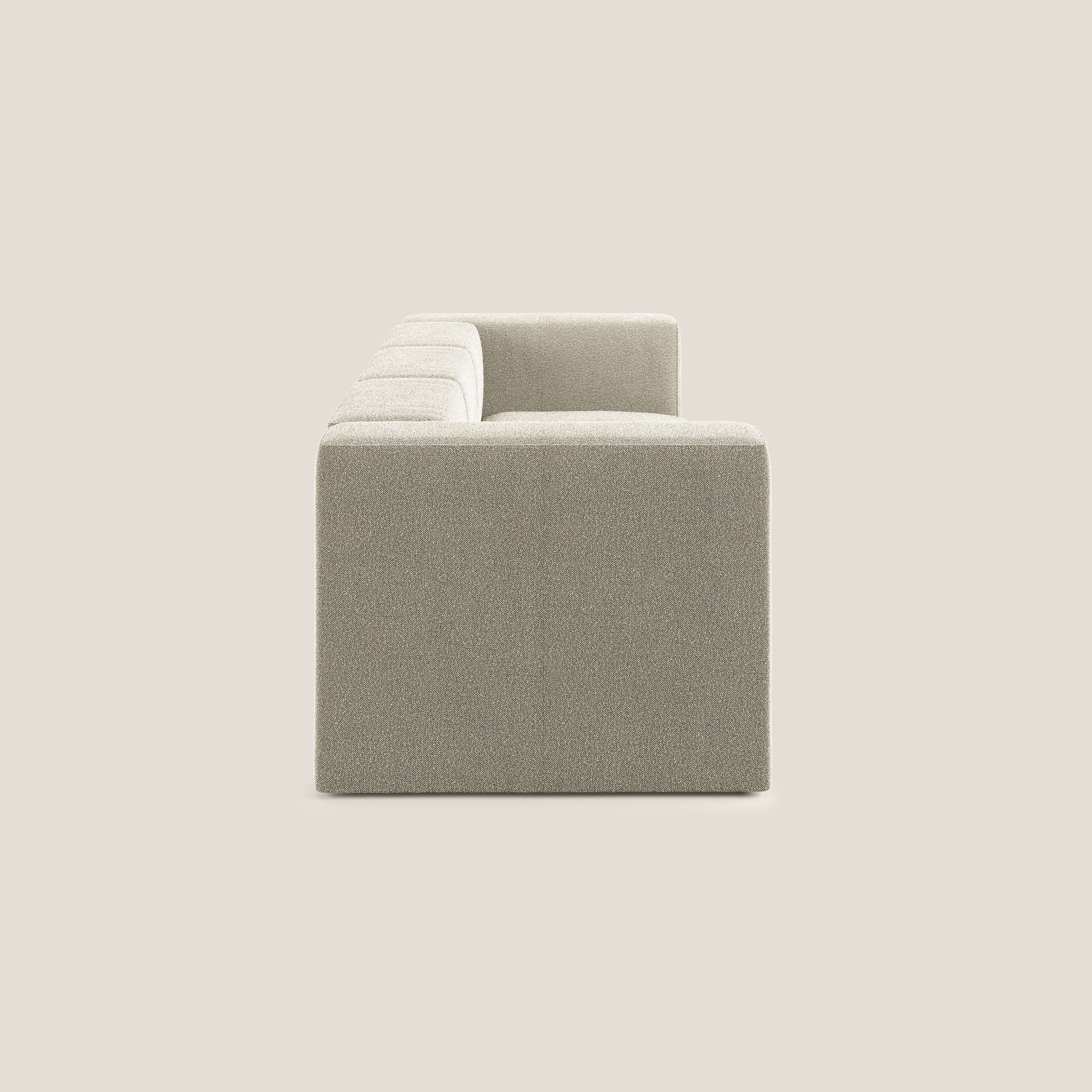 Nettuno canapé moderne modulable 3 assises en bouclette douce T07 beige - Image 3