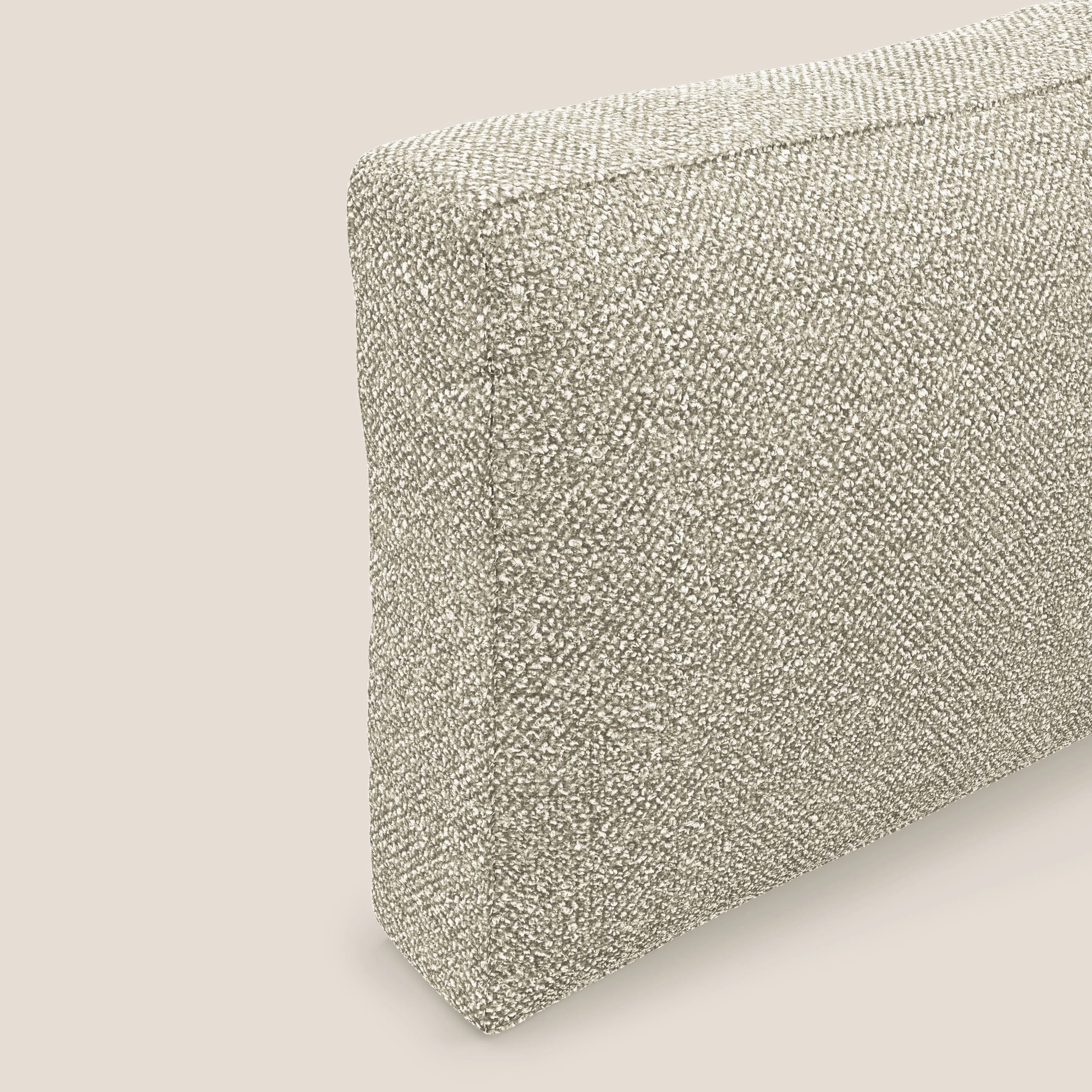 Nettuno coussin de dossier realisé  en tissu bouclè imperméable T07 beige - Image 4