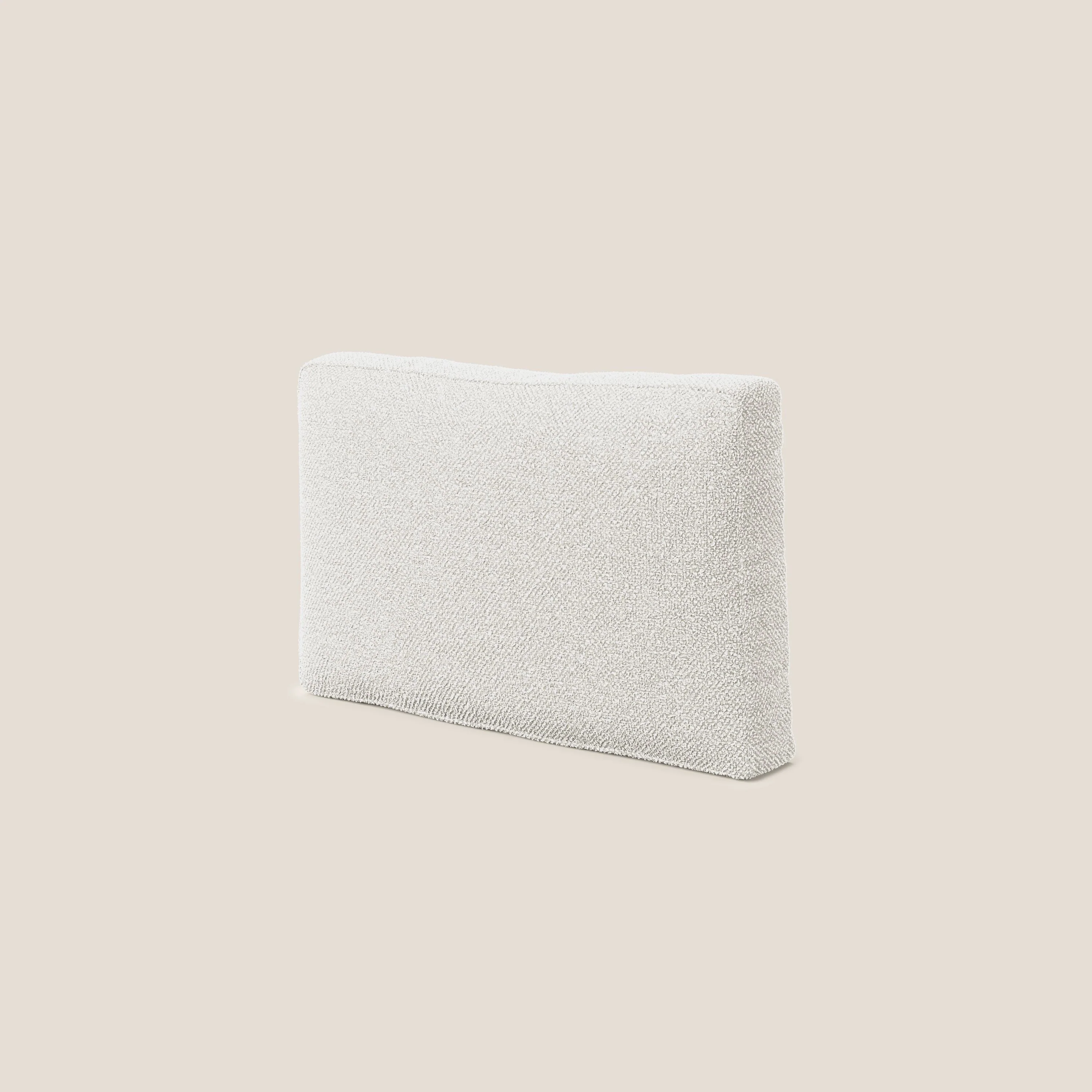 Nettuno coussin de dossier realisé  en tissu bouclè imperméable T07 blanc - Image 3