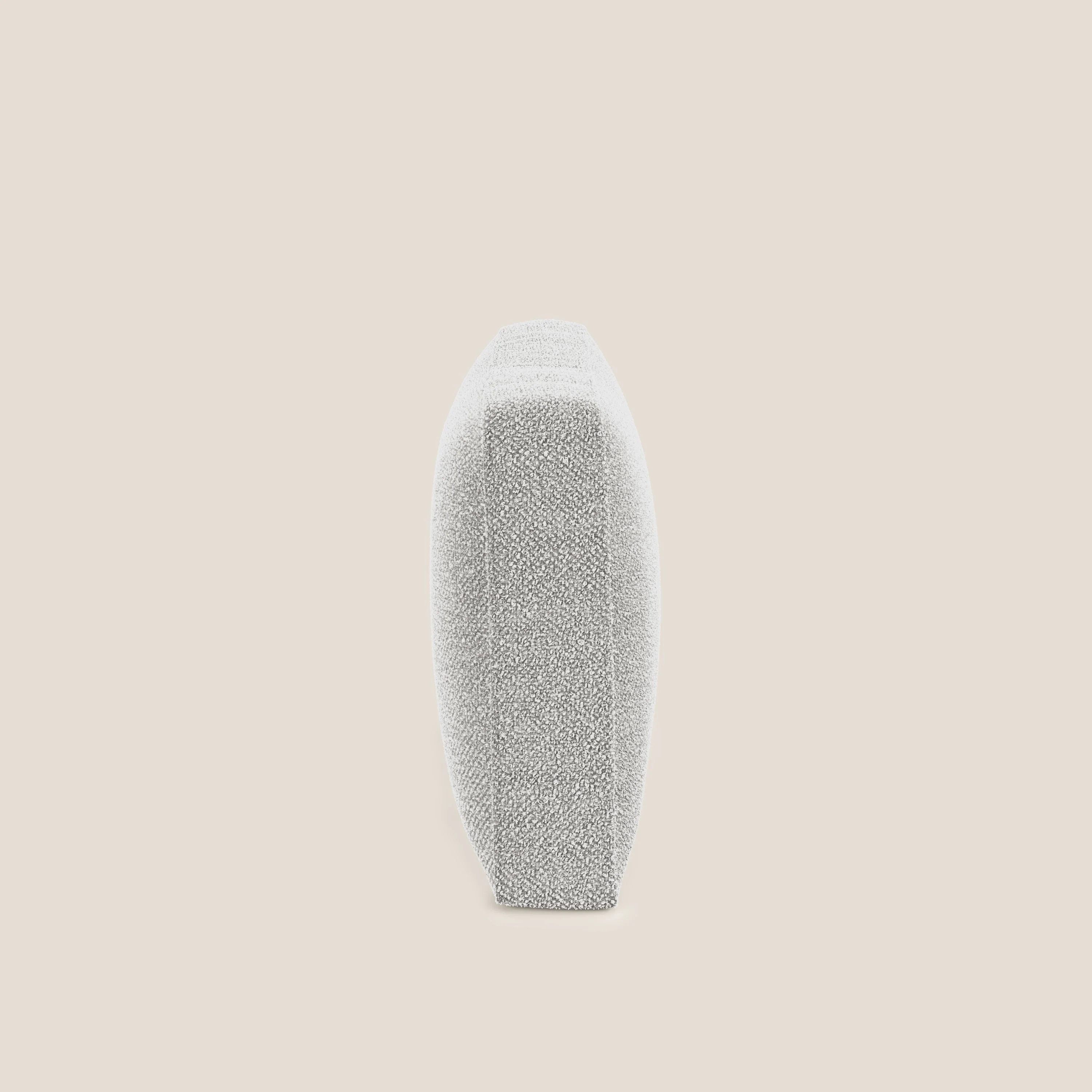 Nettuno coussin de dossier realisé  en tissu bouclè imperméable T07 gris - Image 2