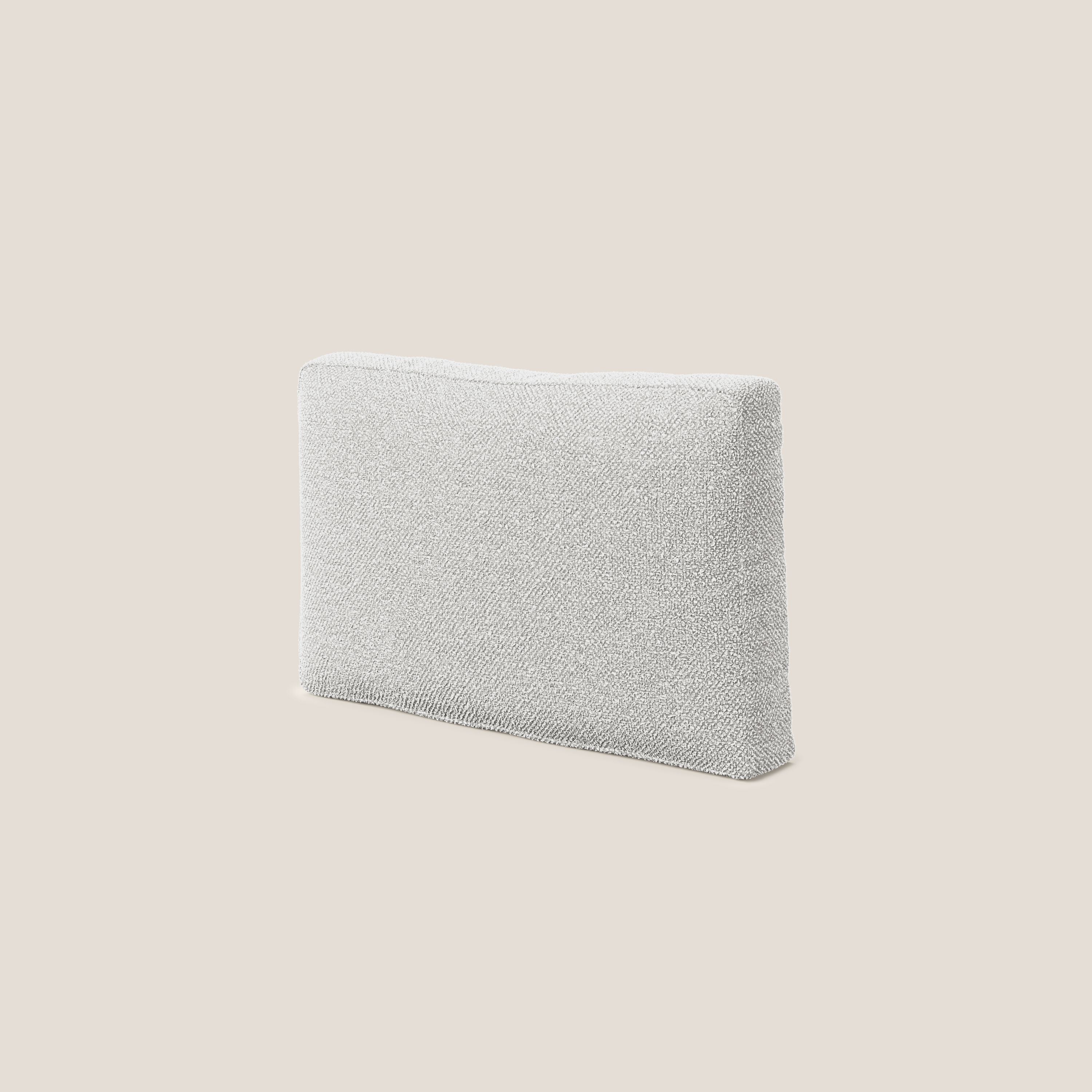 Nettuno coussin de dossier realisé  en tissu bouclè imperméable T07 gris - Image 3