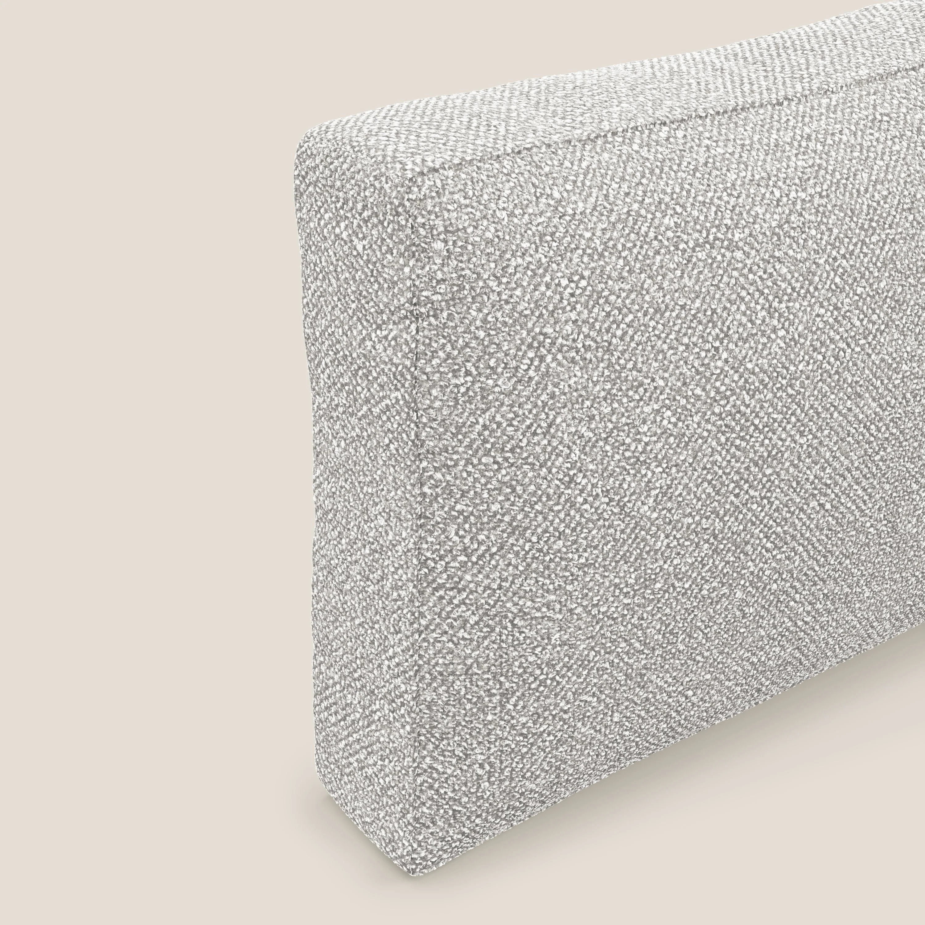 Nettuno coussin de dossier realisé  en tissu bouclè imperméable T07 gris - Image 4