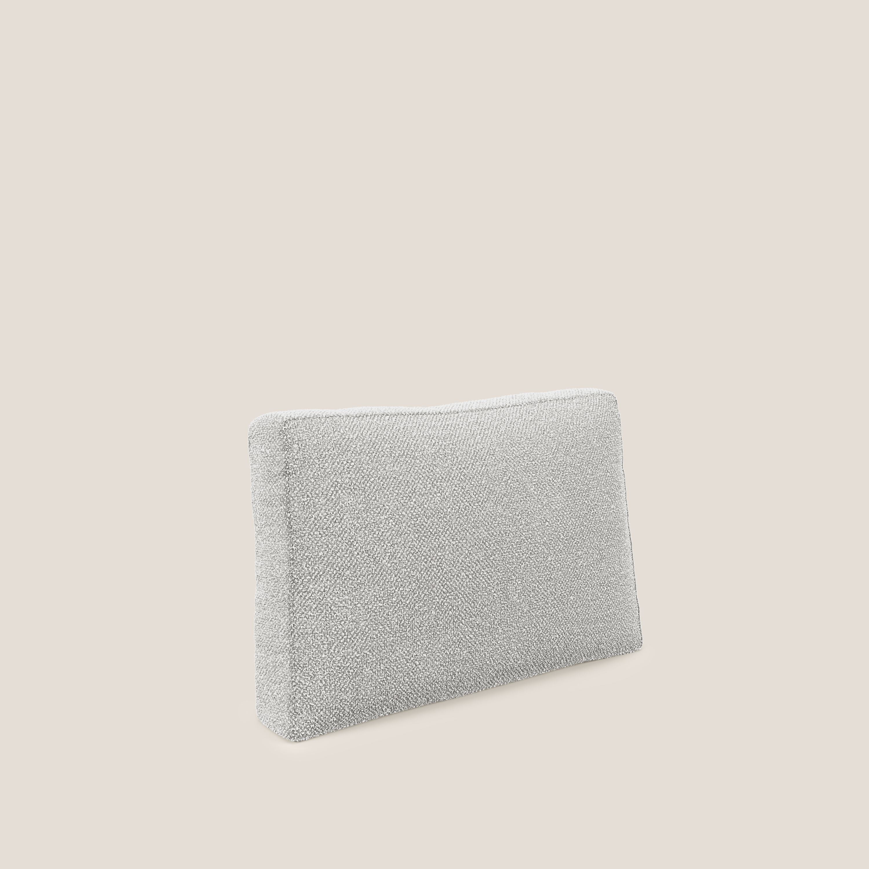 Nettuno coussin de dossier realisé  en tissu bouclè imperméable T07 gris - Image 6