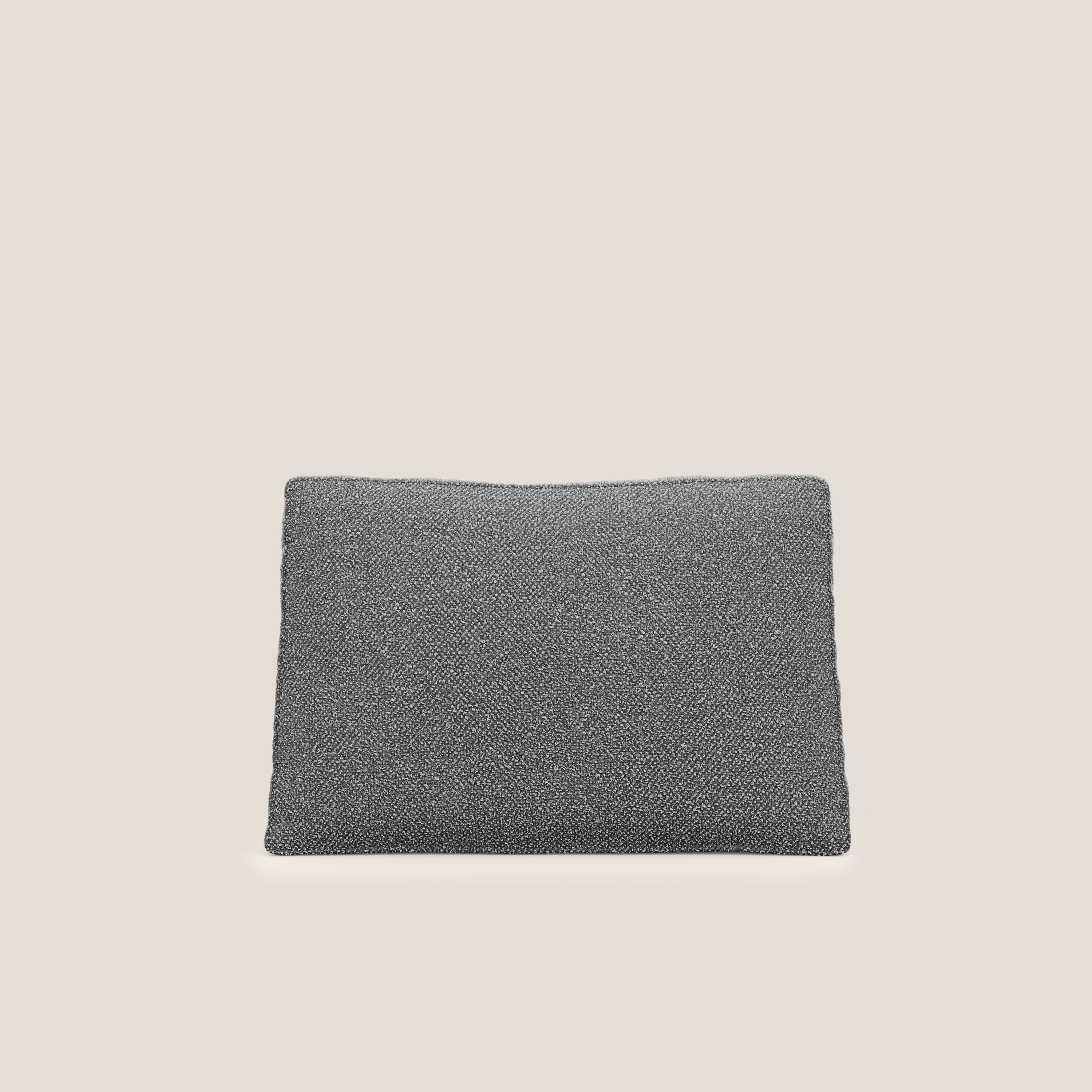 Nettuno coussin de dossier realisé en tissu bouclè imperméable T07 anthracite