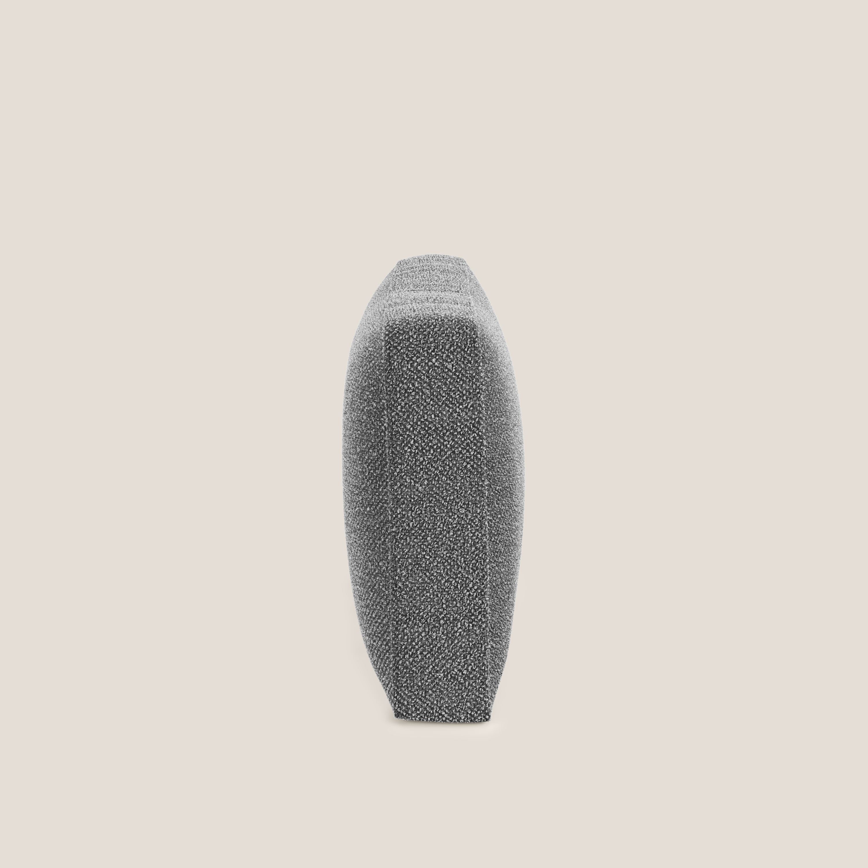 Nettuno coussin de dossier realisé en tissu bouclè imperméable T07 anthracite - Image 2