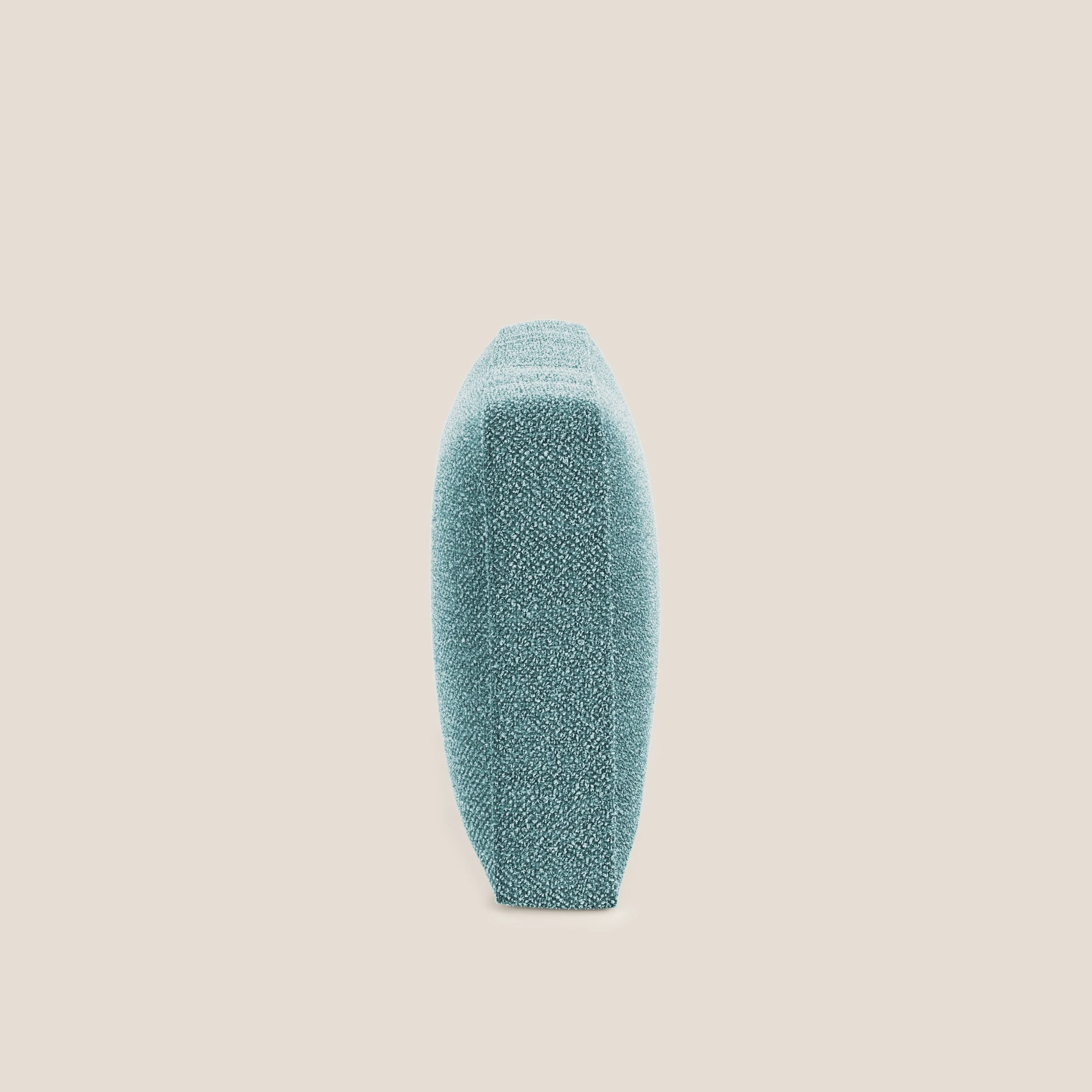 Nettuno coussin de dossier realisé  en tissu bouclè imperméable T07 bleu ciel - Image 2