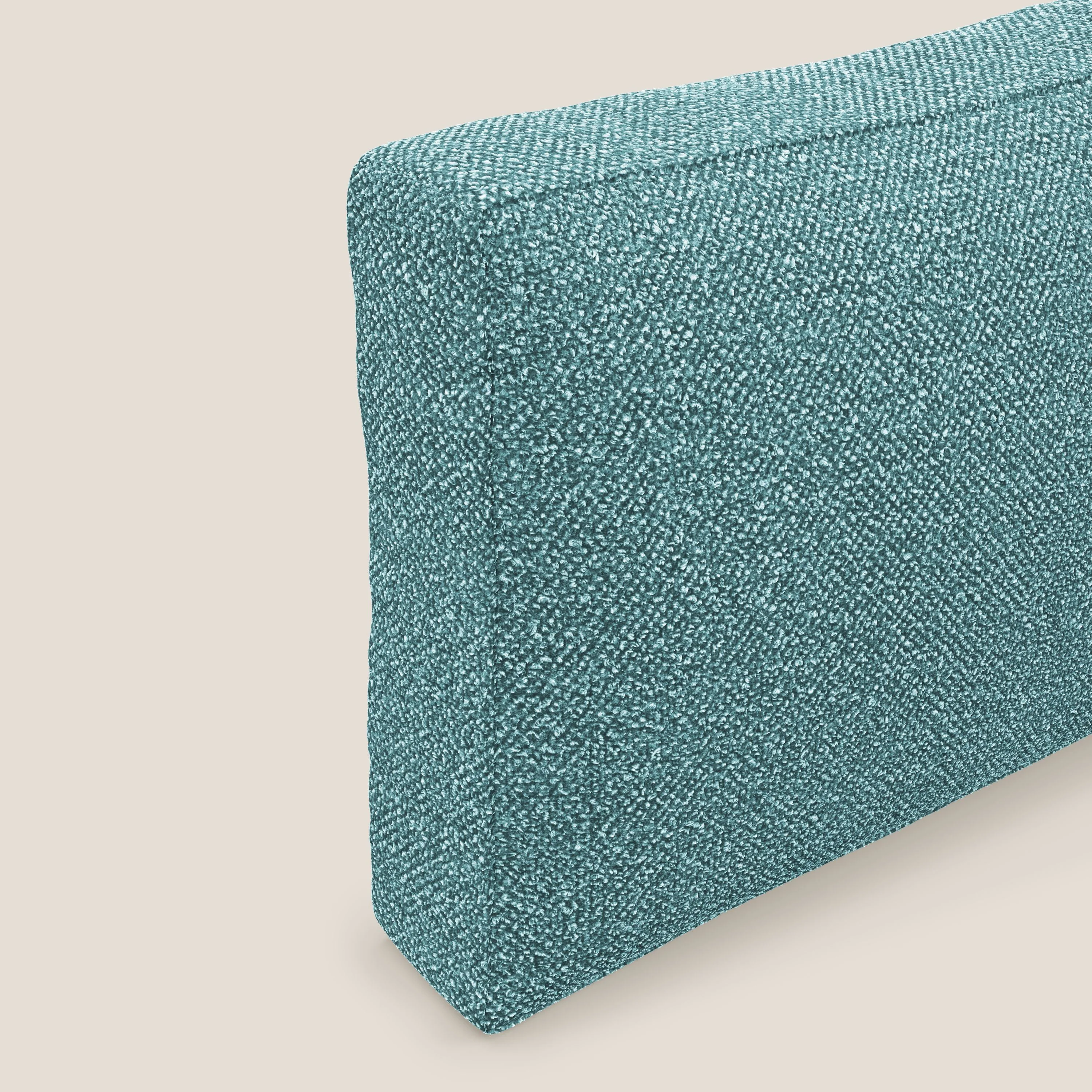 Nettuno coussin de dossier realisé  en tissu bouclè imperméable T07 bleu ciel - Image 4