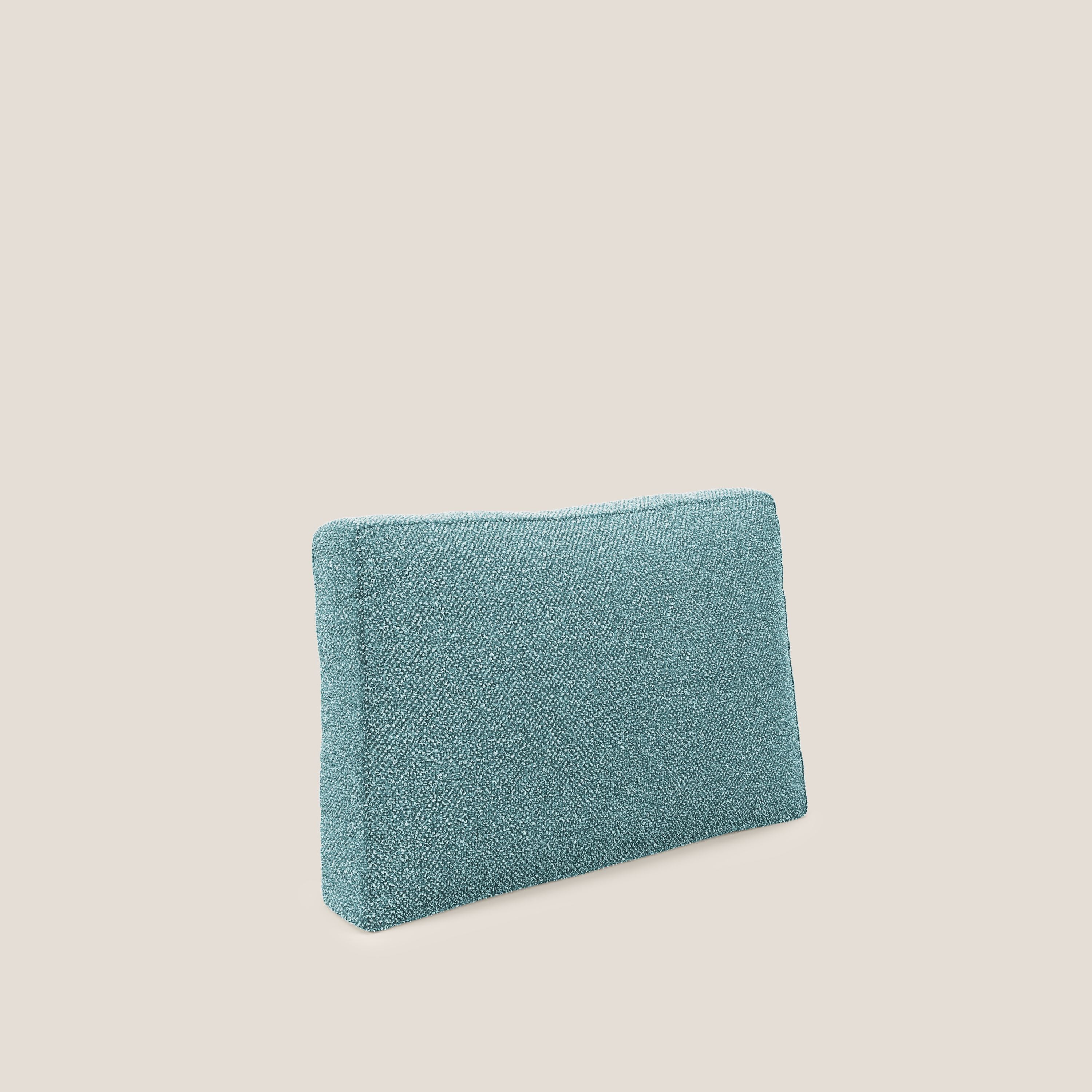 Nettuno coussin de dossier realisé  en tissu bouclè imperméable T07 bleu ciel - Image 6