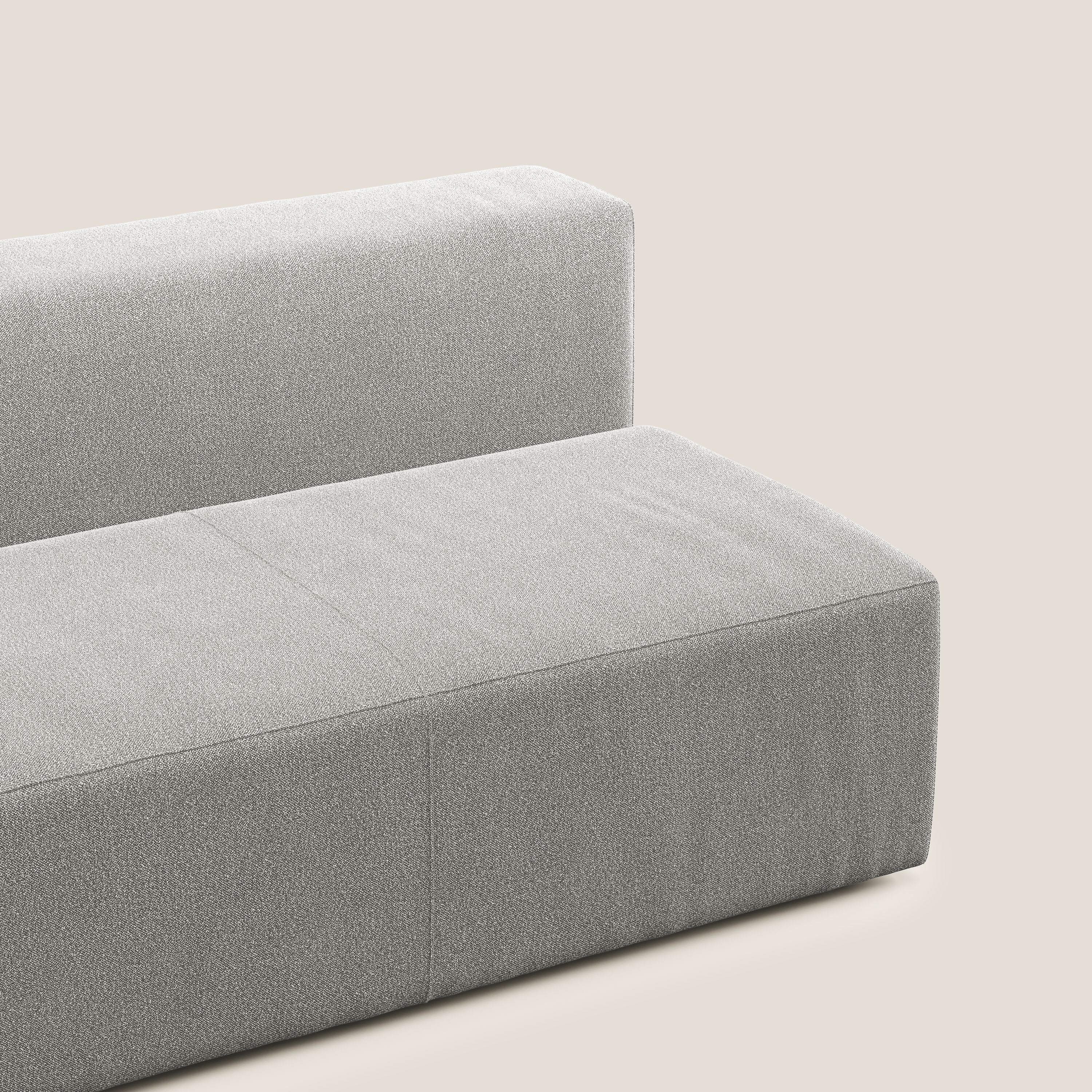 Nettuno module central maxi en bouclette douce T07 gris - Image 4
