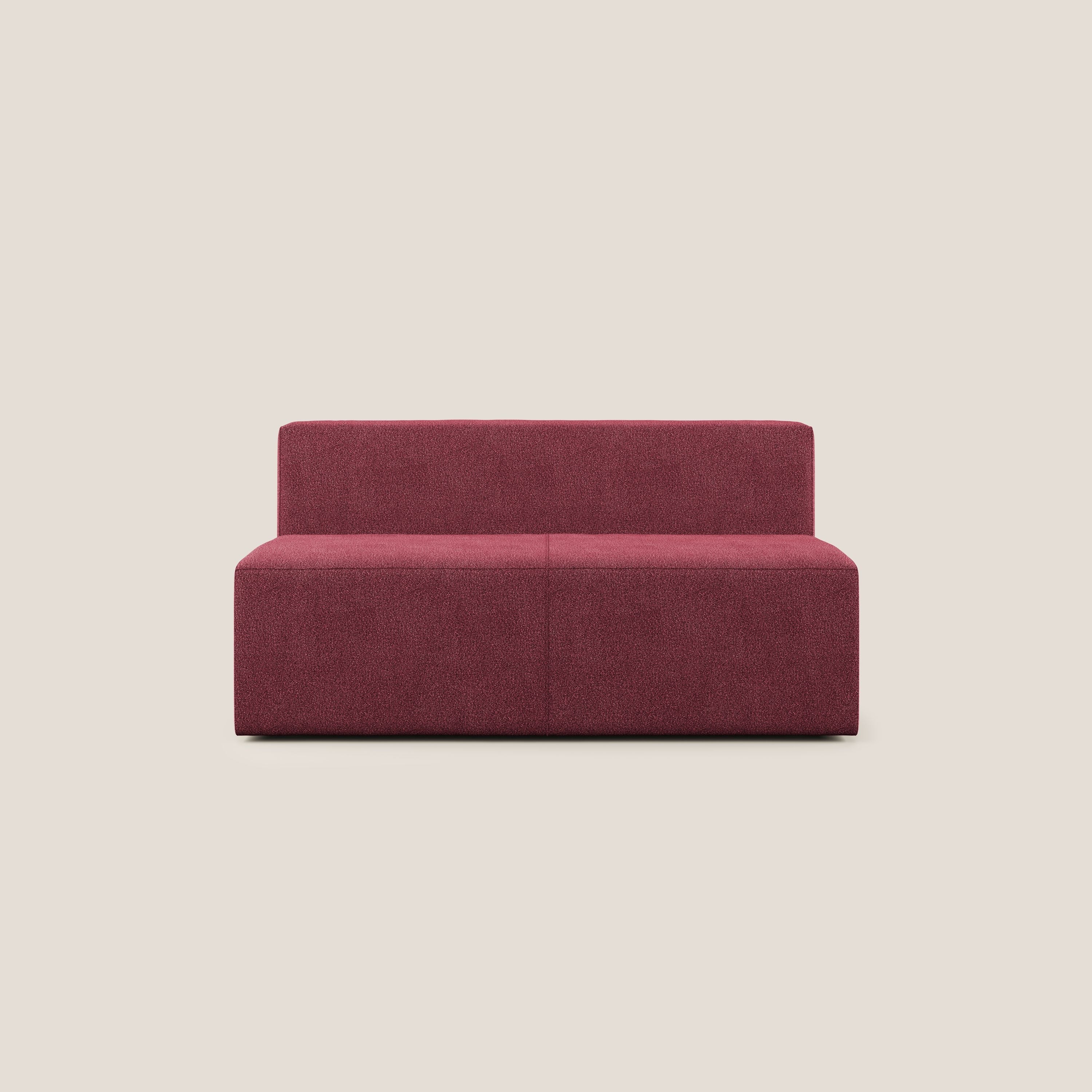 Nettuno module central maxi en bouclette douce T07 rouge
