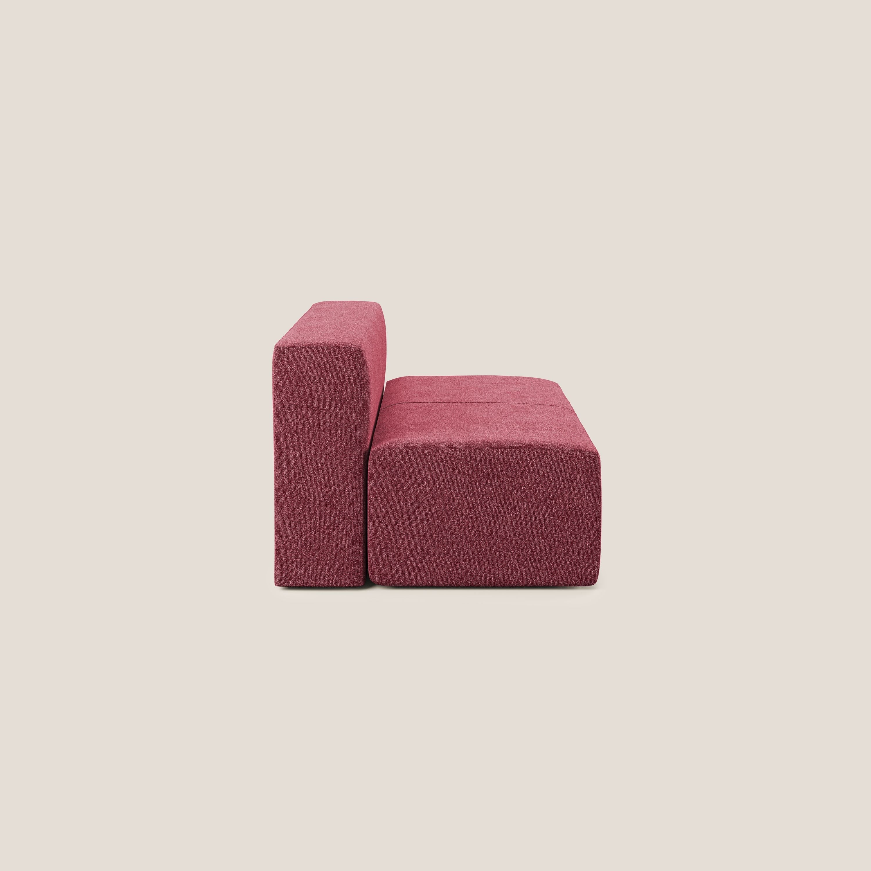 Nettuno module central maxi en bouclette douce T07 rouge - Image 2
