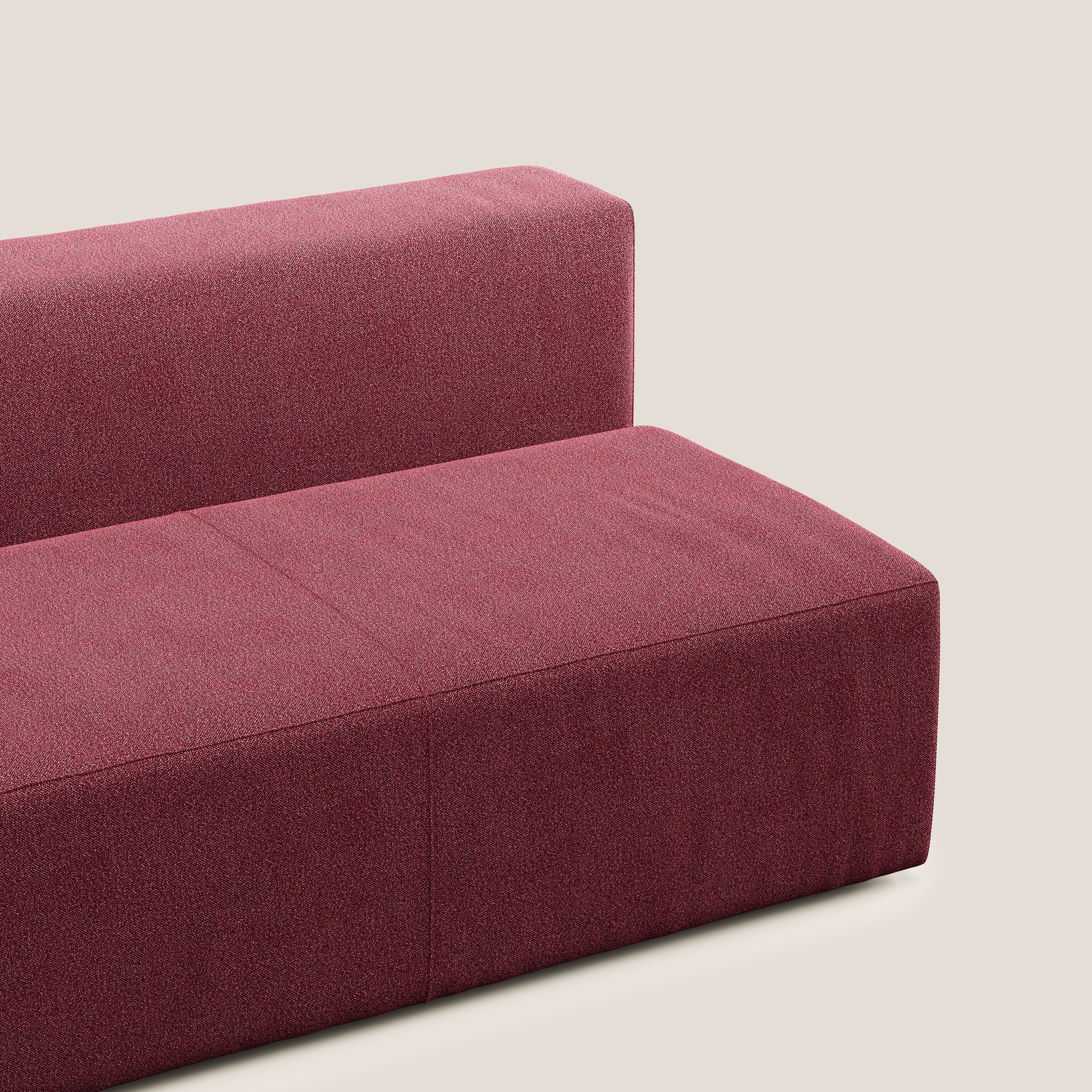 Nettuno module central maxi en bouclette douce T07 rouge - Image 4