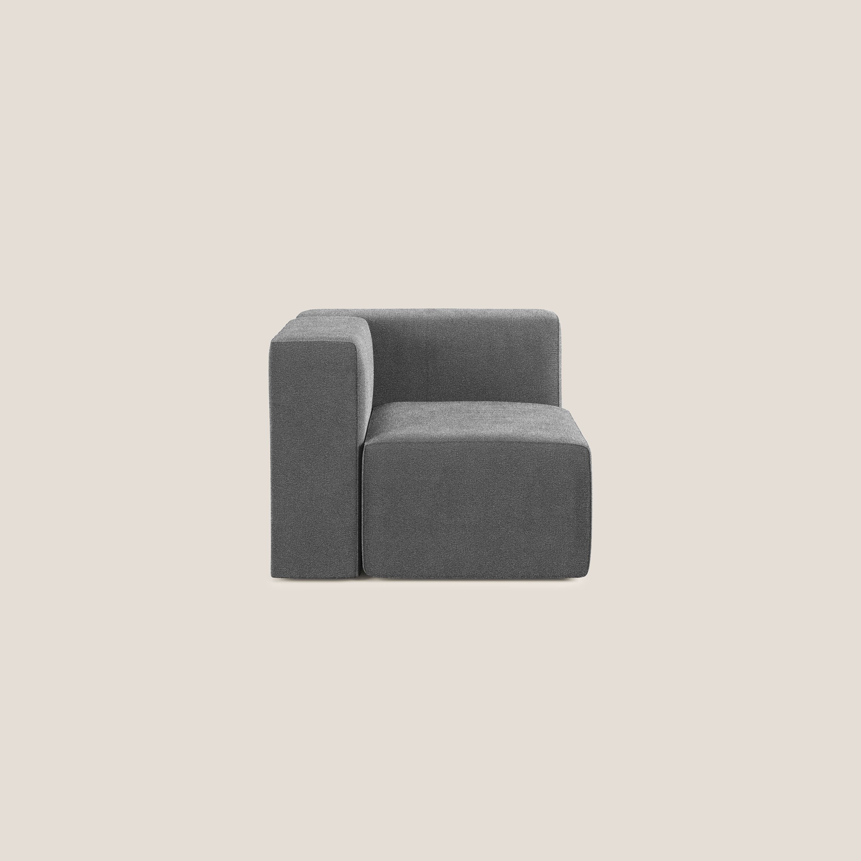Nettuno module d'angle/latéral en bouclette douce T07 anthracite - Image 2