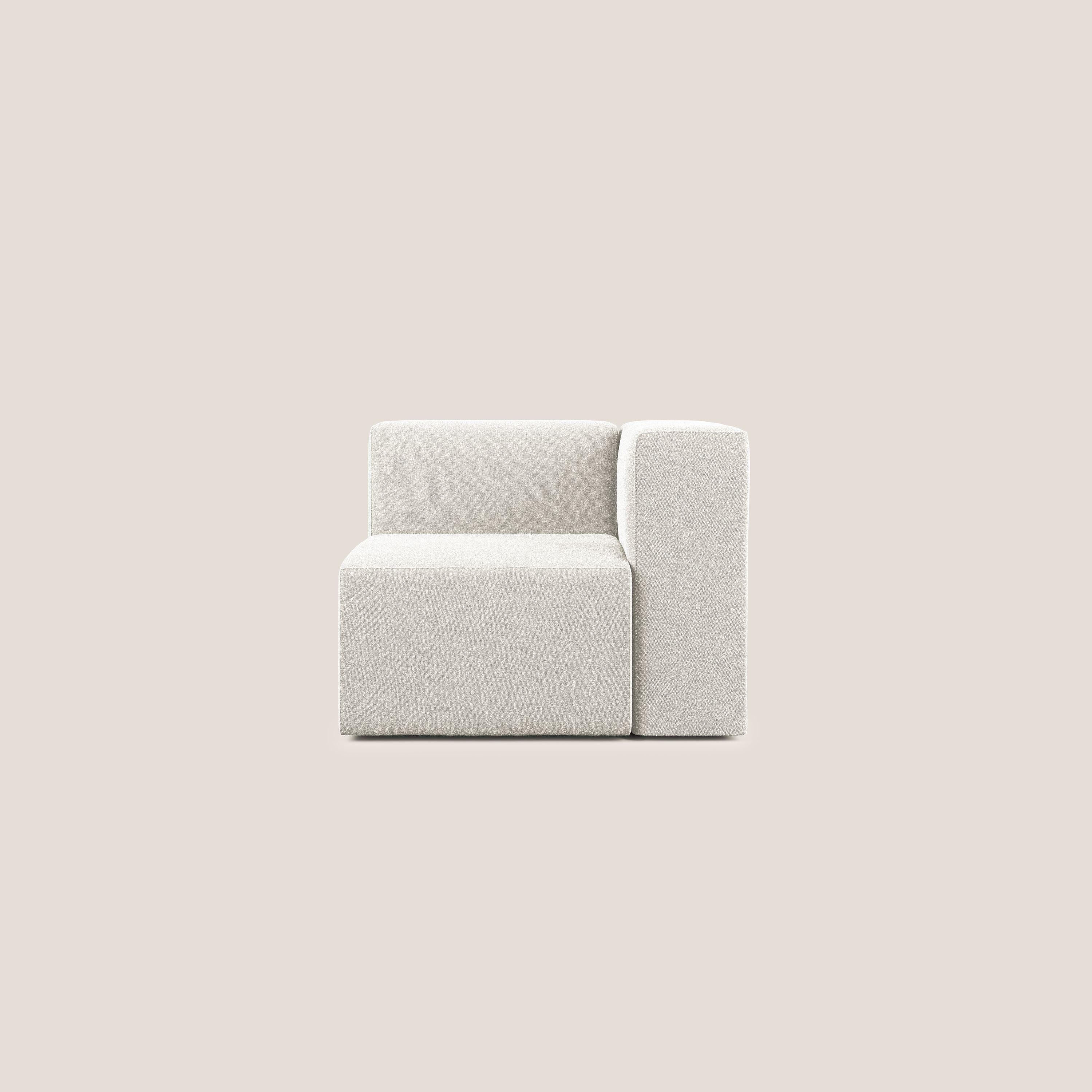Nettuno module d'angle/latéral en bouclette douce T07 blanc
