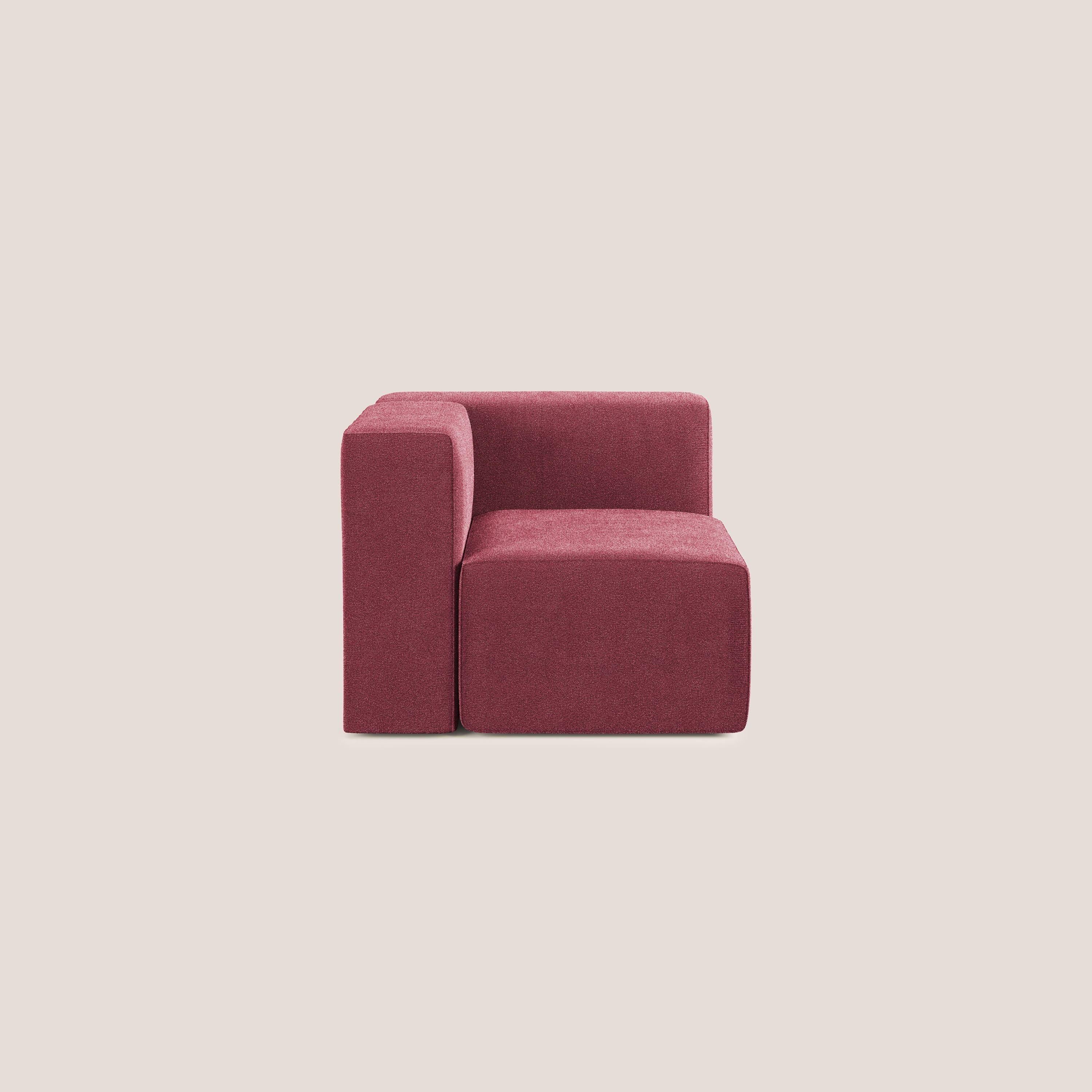 Nettuno module d'angle/latéral en bouclette douce T07 rouge - Image 2
