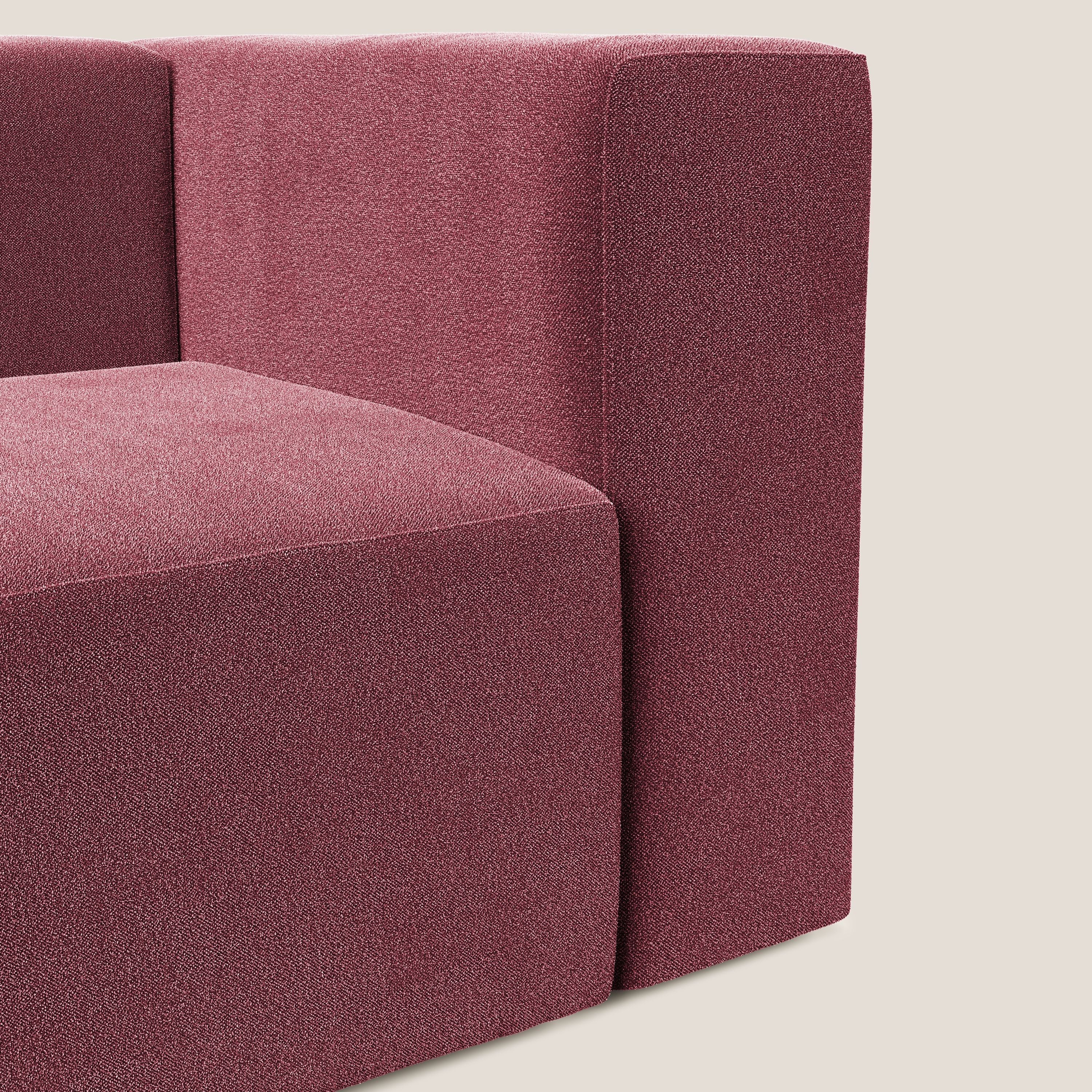 Nettuno module d'angle/latéral en bouclette douce T07 rouge - Image 4