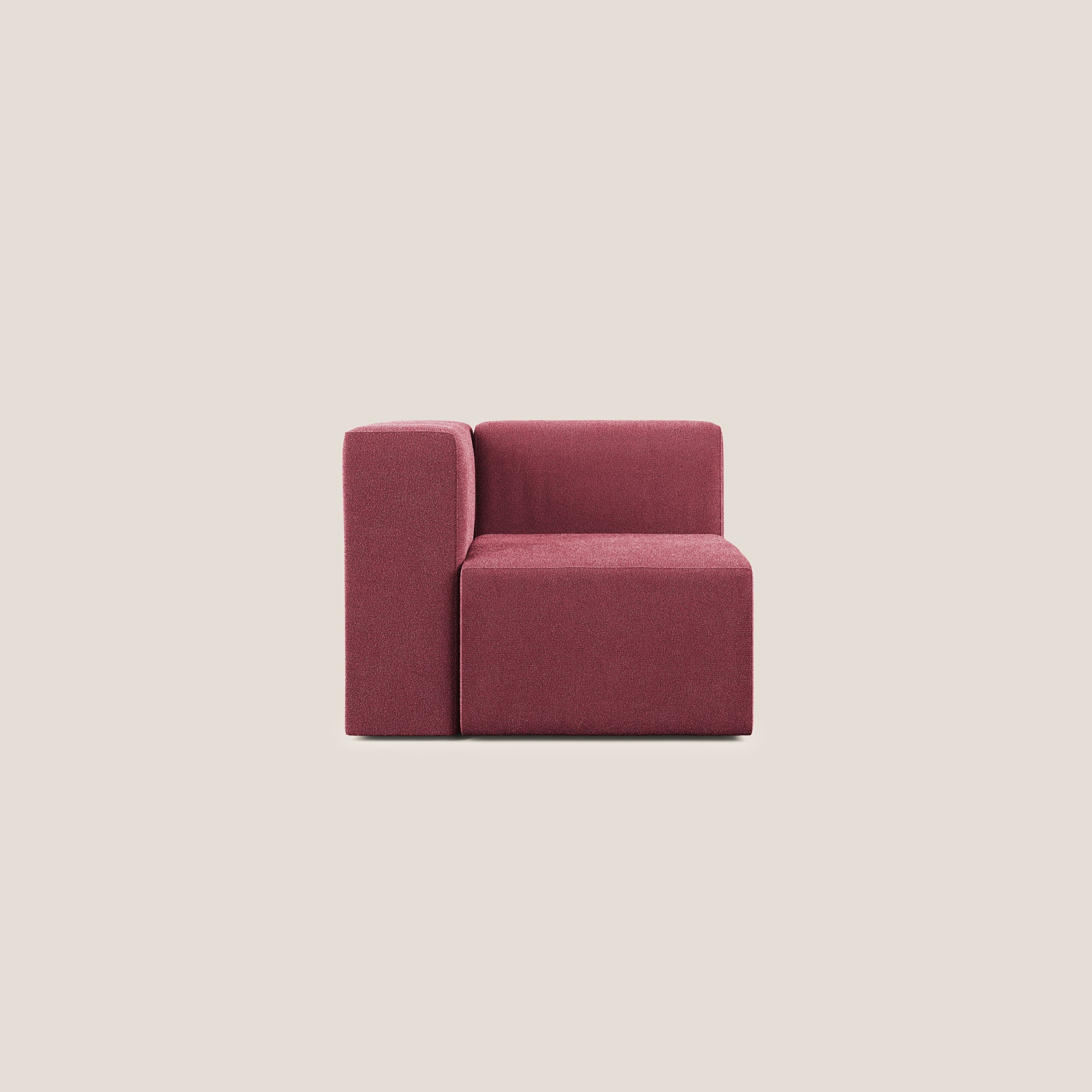 Nettuno module d'angle/latéral en bouclette douce T07 rouge - Image 6