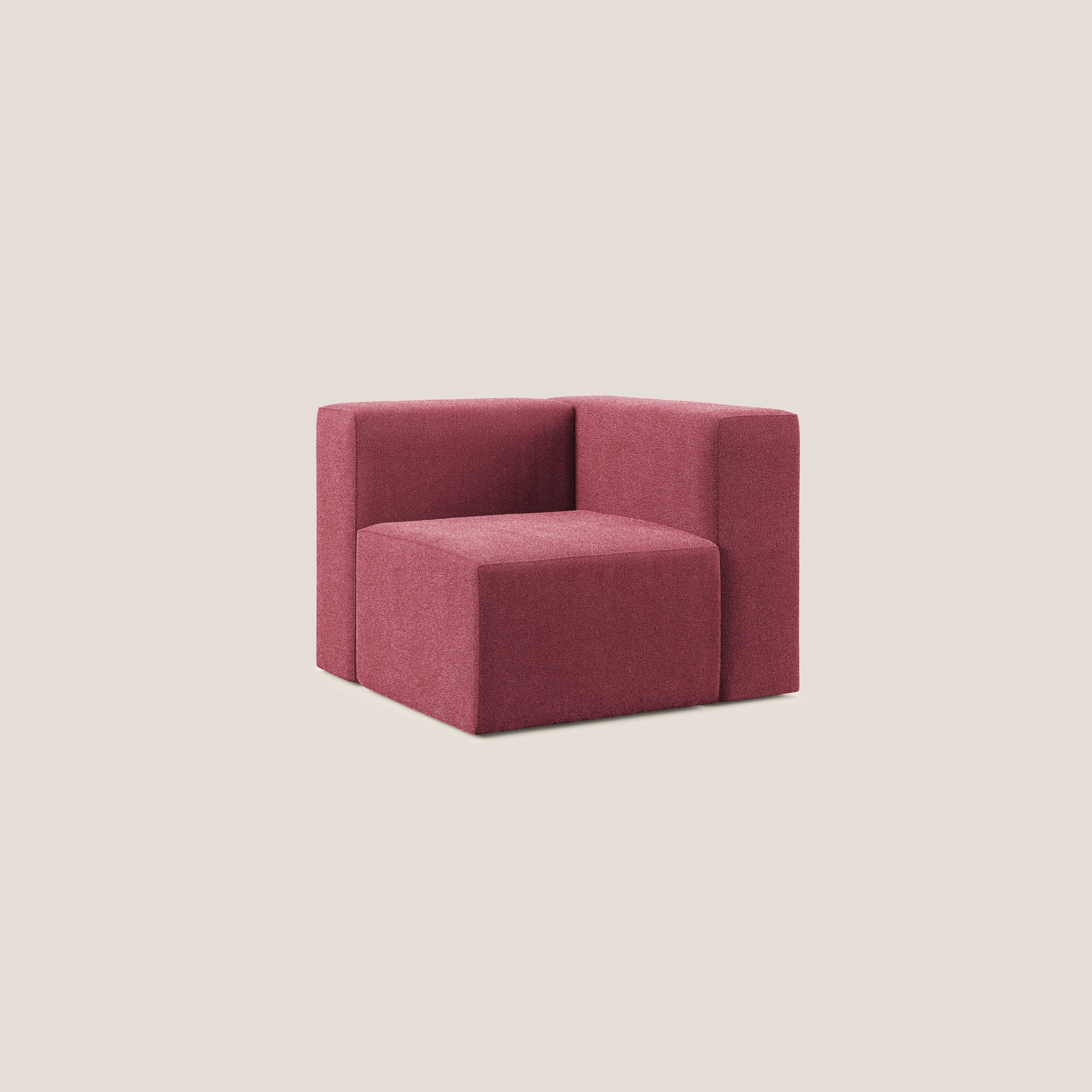 Nettuno module d'angle/latéral en bouclette douce T07 rouge - Image 9