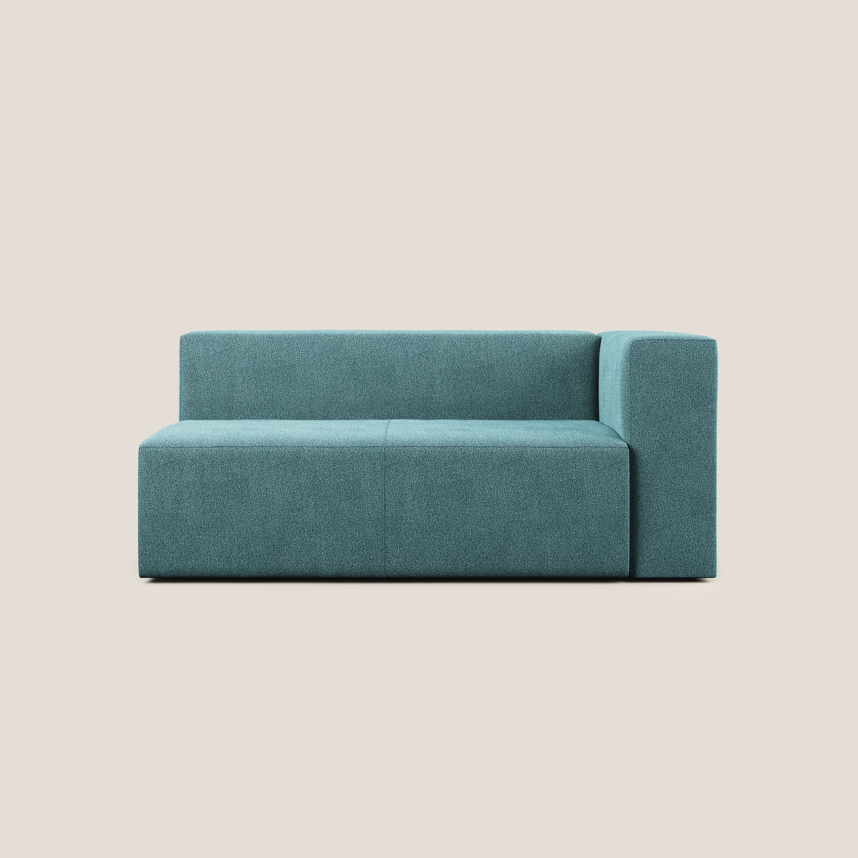 Nettuno module d'angle/latéral maxi en bouclette douce T07 bleu clair