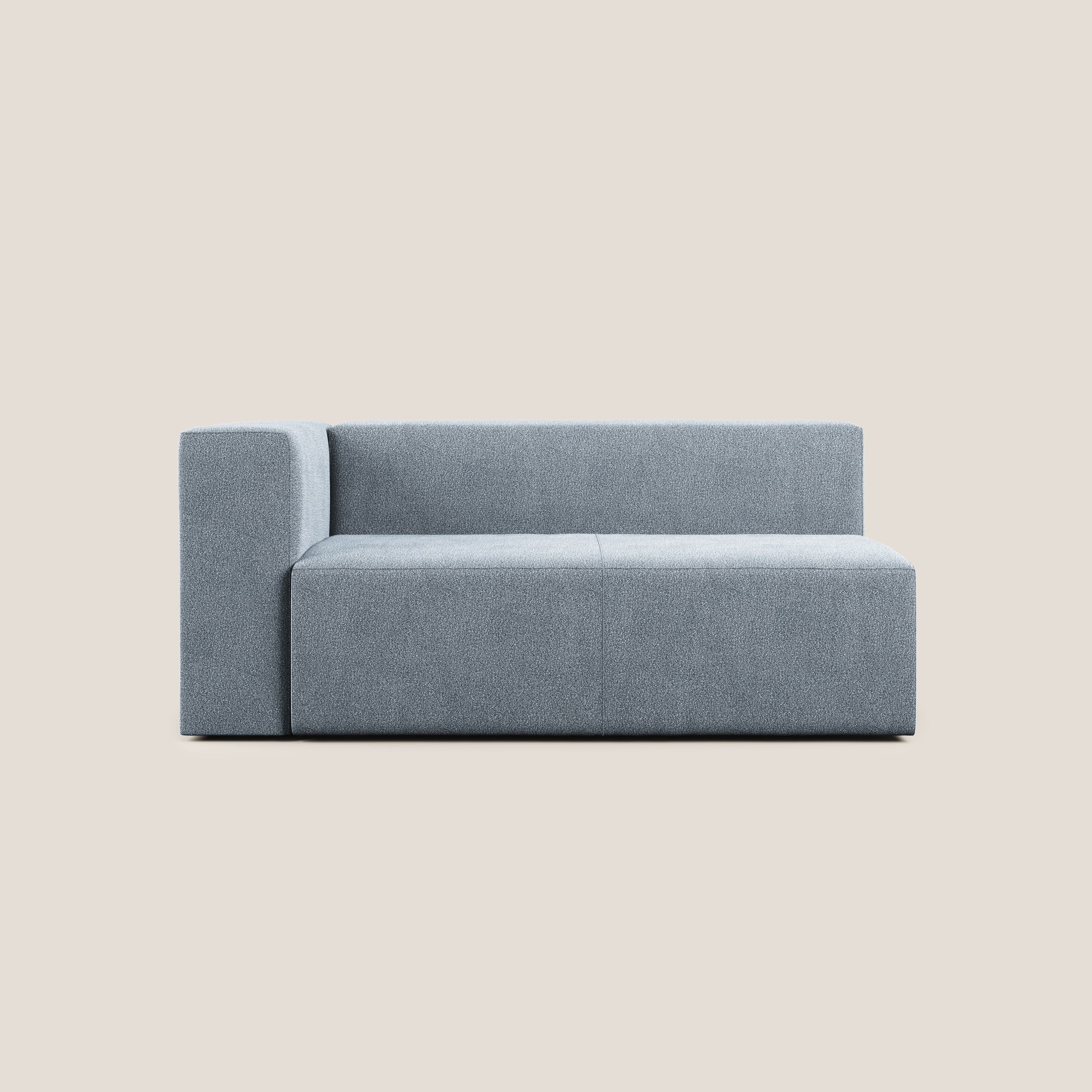 Nettuno module d'angle/latéral maxi en bouclette douce T07 bleu gris - Image 4