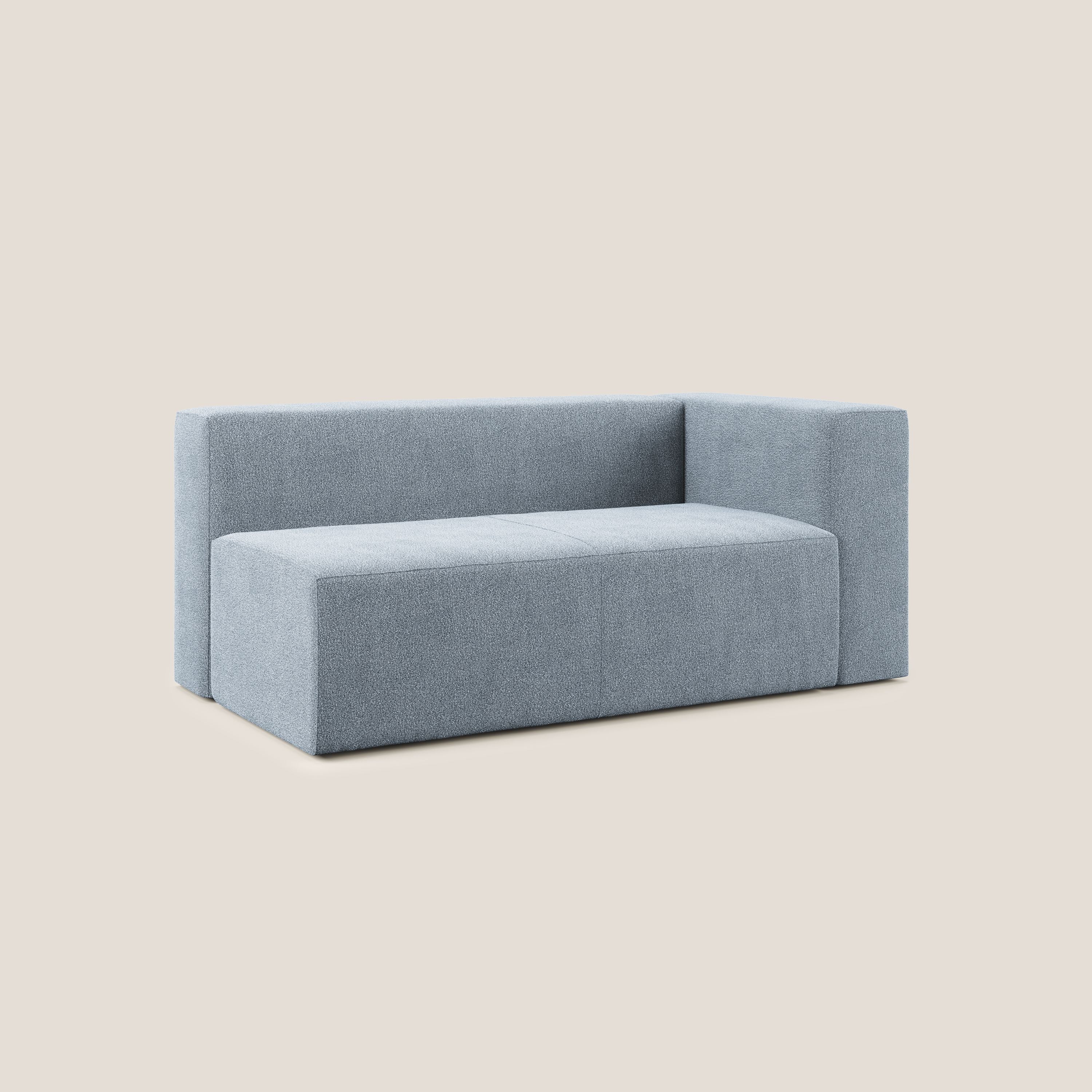 Nettuno module d'angle/latéral maxi en bouclette douce T07 bleu gris - Image 7