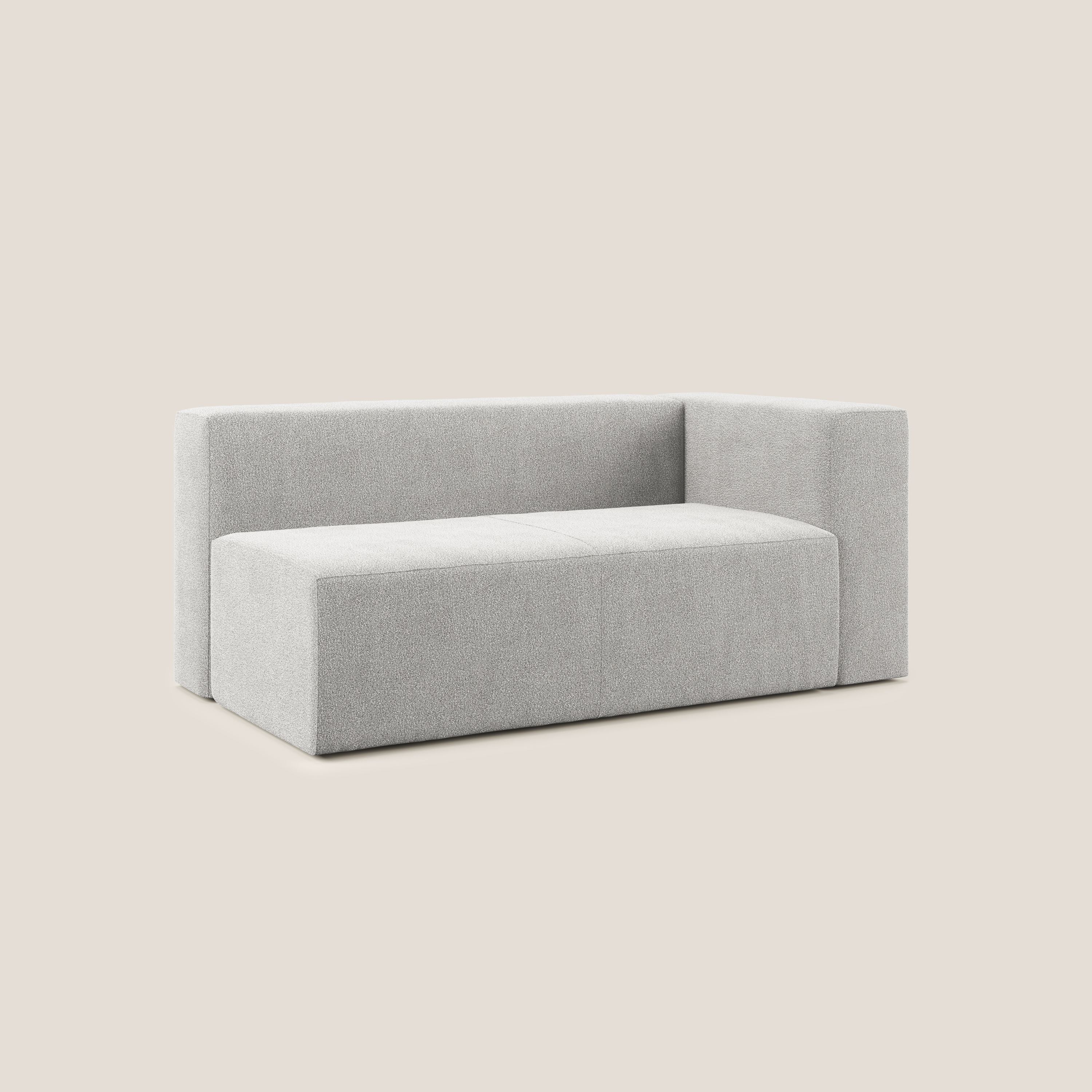 Nettuno module d'angle/latéral maxi en bouclette douce T07 gris - Image 7