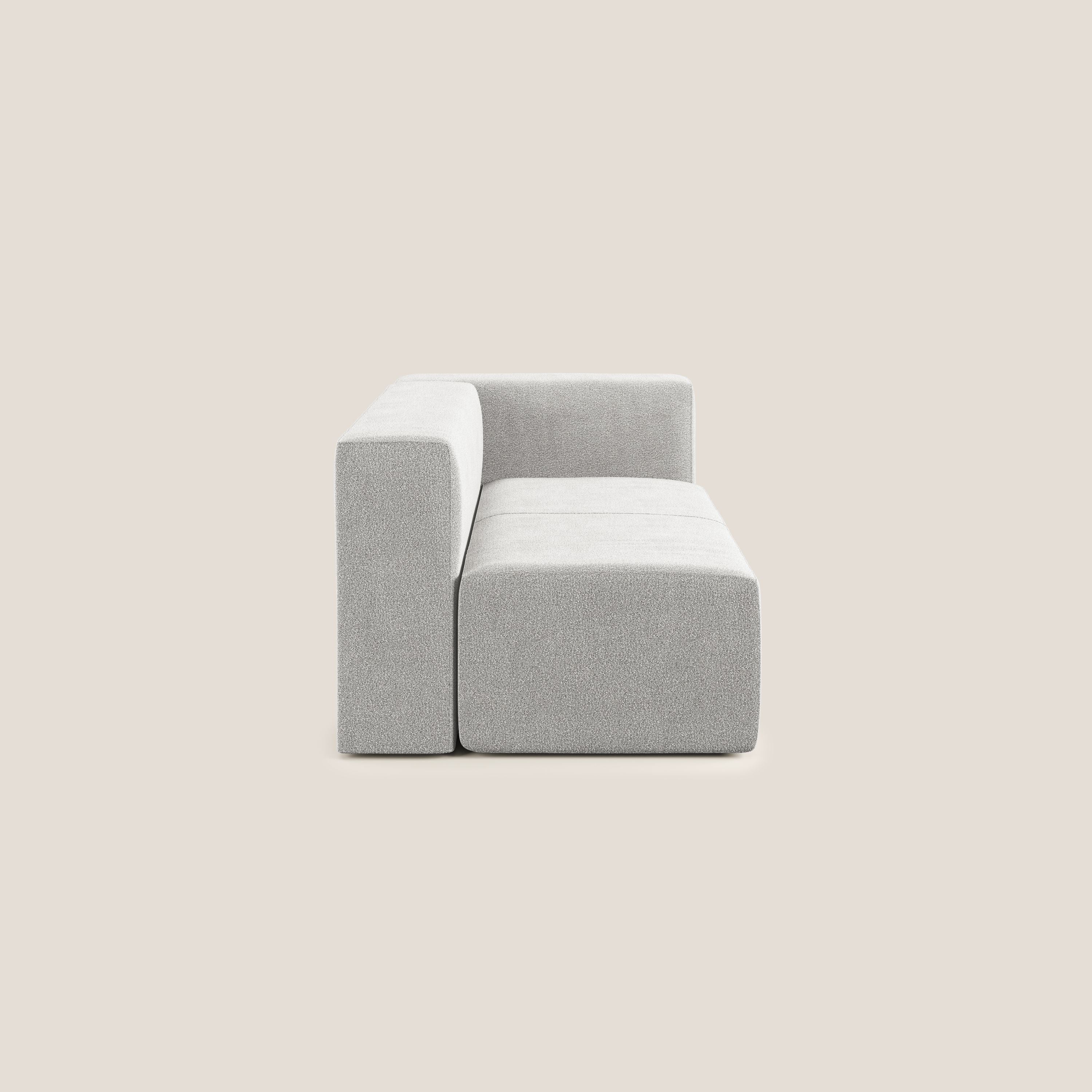 Nettuno module d'angle/latéral maxi en bouclette douce T07 gris - Image 8