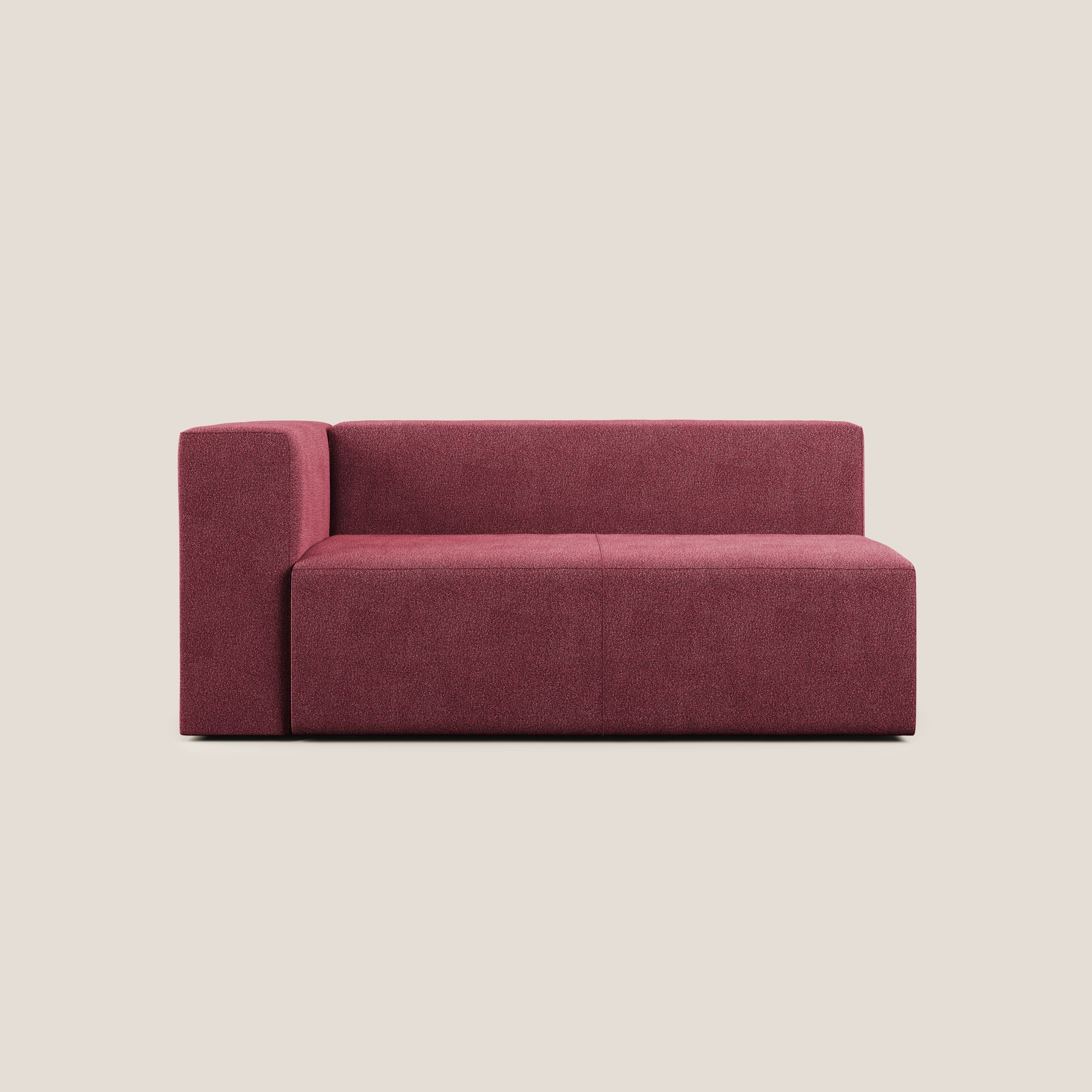 Nettuno module d'angle/latéral maxi en bouclette douce T07 rouge - Image 4