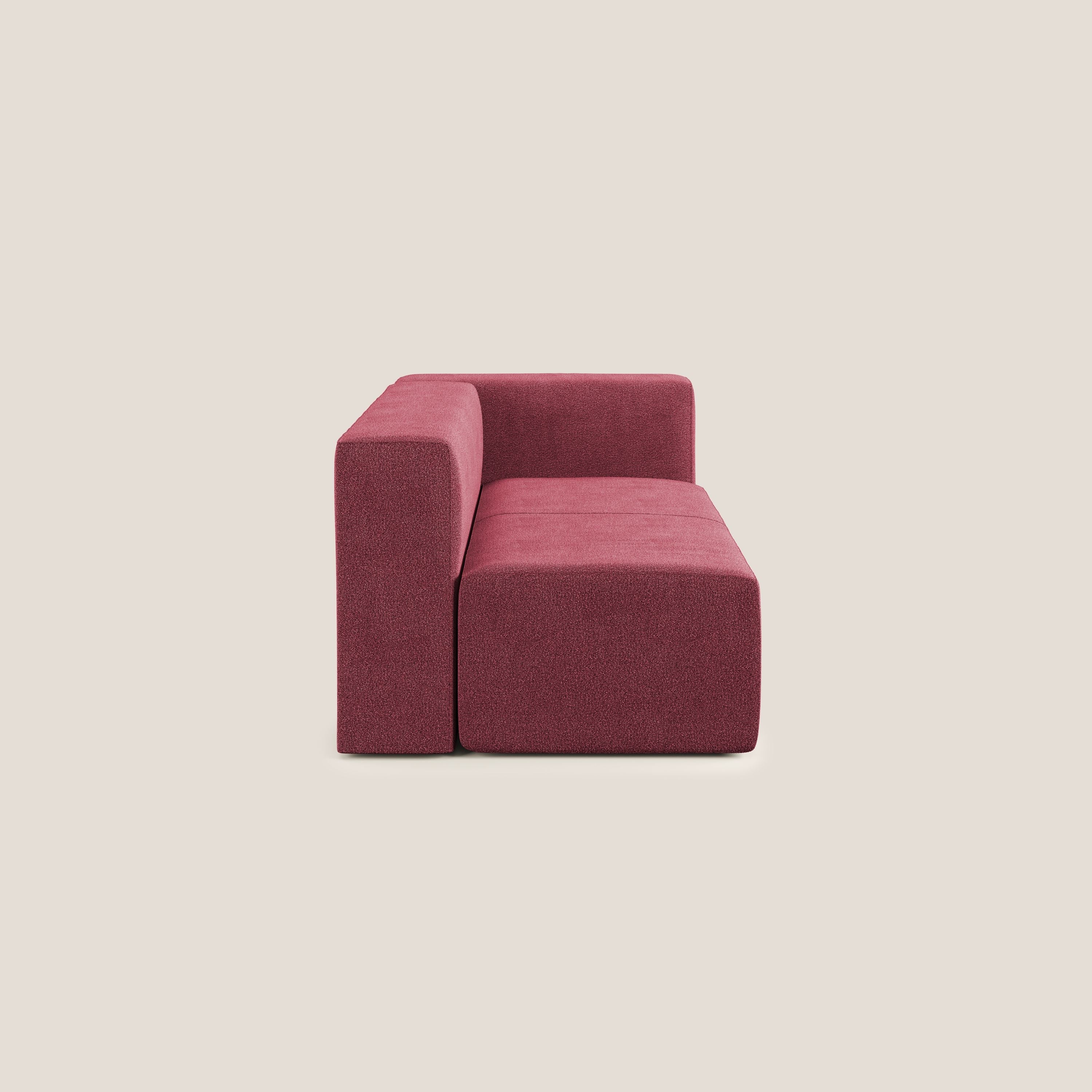 Nettuno module d'angle/latéral maxi en bouclette douce T07 rouge - Image 8