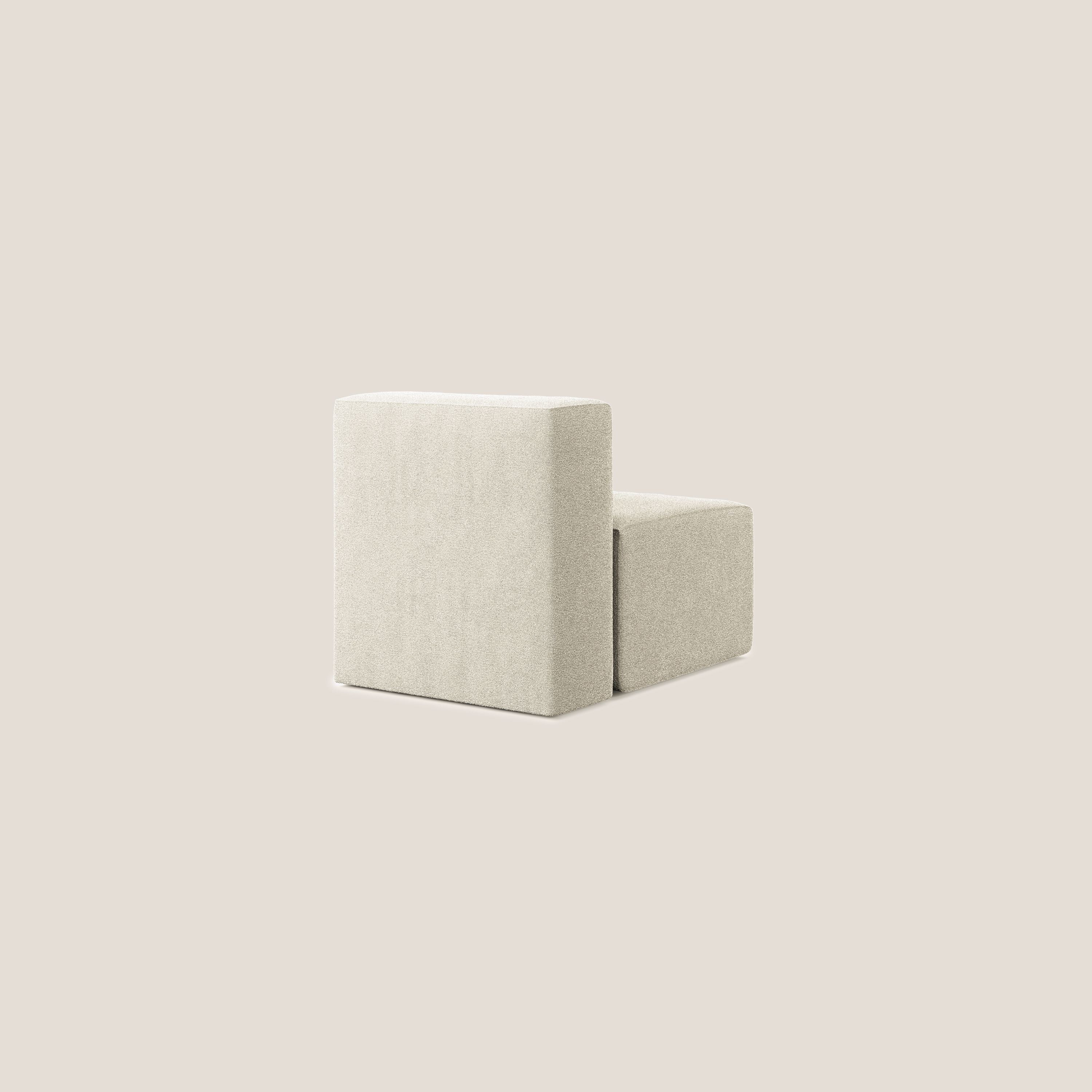 Nettuno module de fauteuil central en bouclette douce T07 beige - Image 4