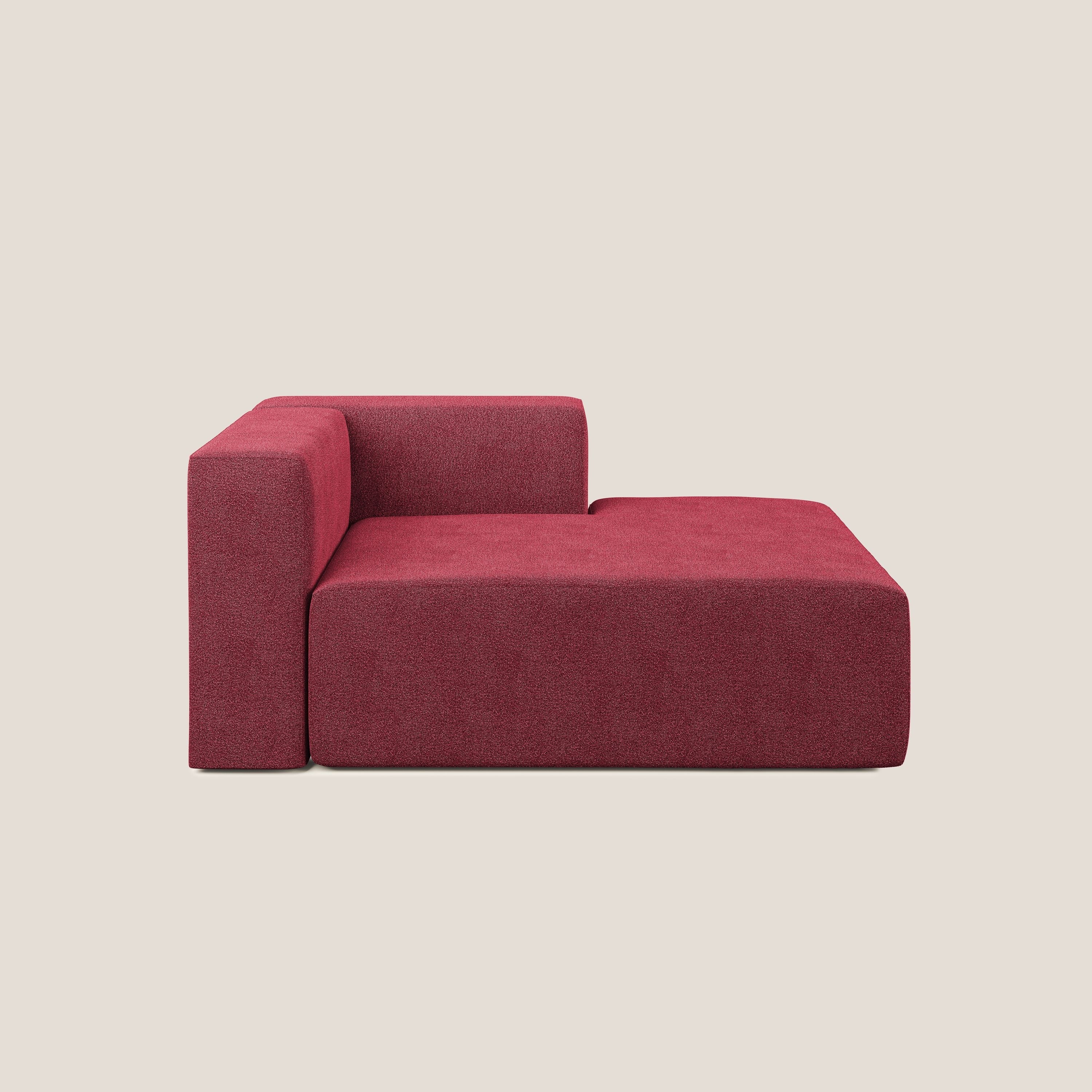 Nettuno module meridiénne en bouclette douce T07 rouge - Image 2
