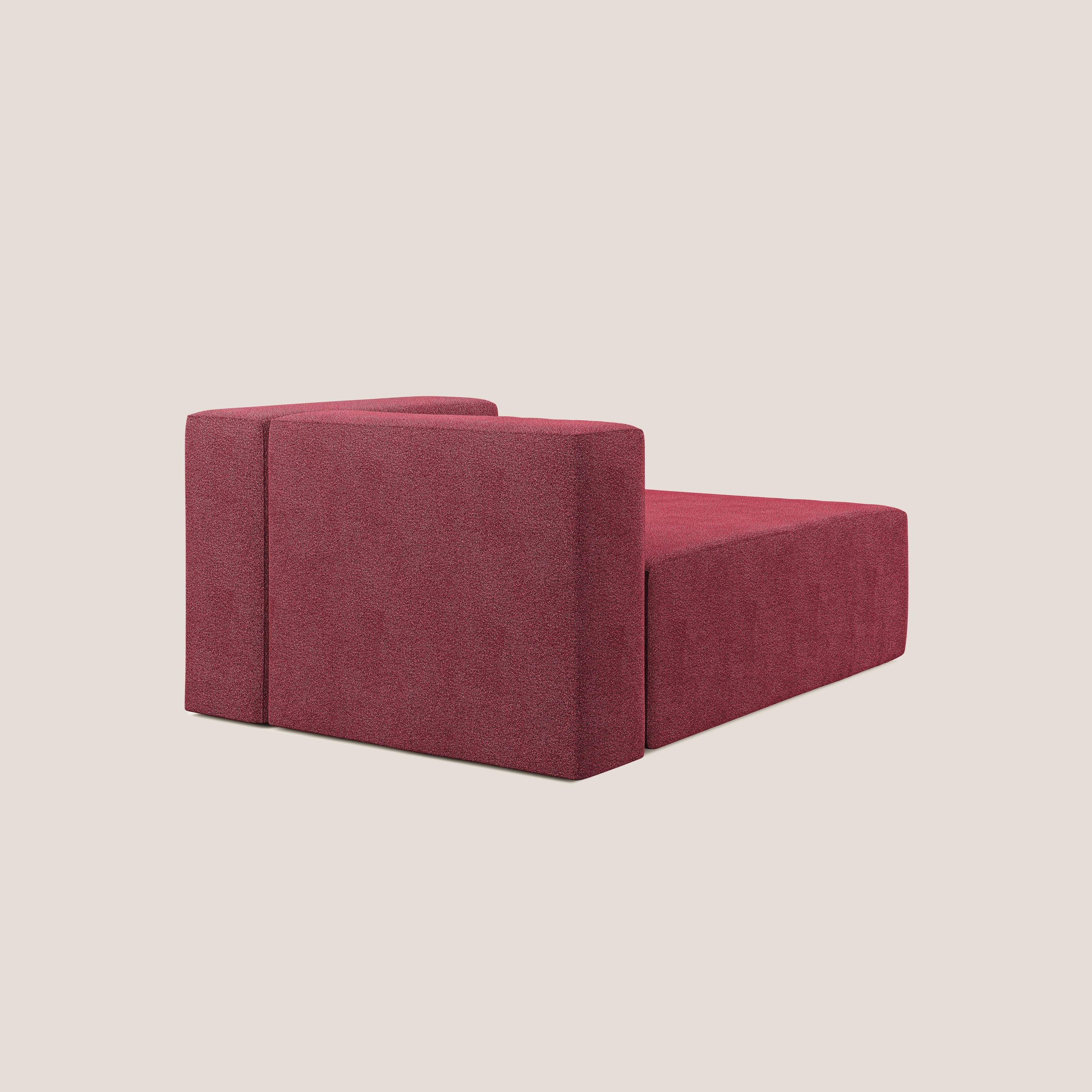 Nettuno module meridiénne en bouclette douce T07 rouge - Image 3