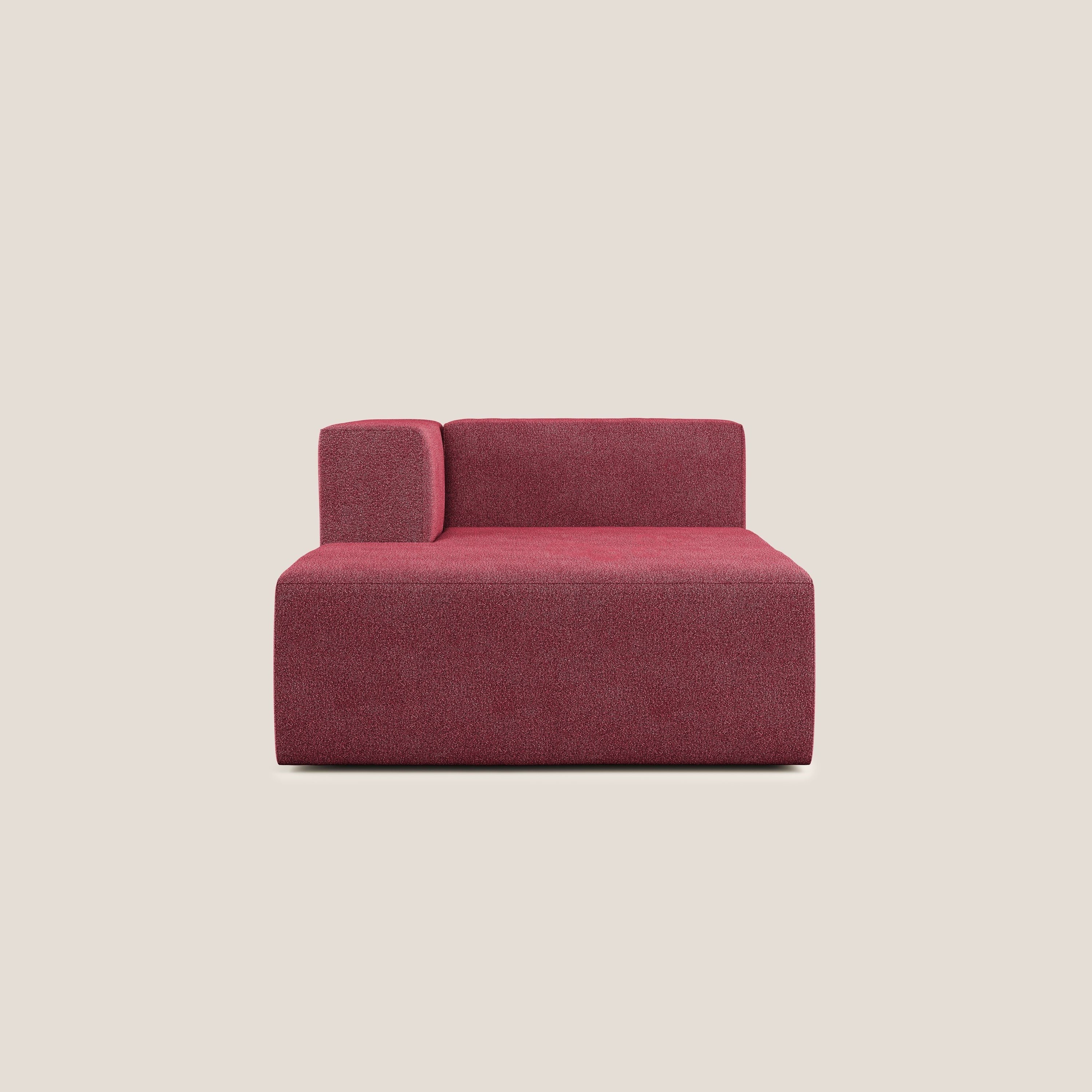 Nettuno module meridiénne en bouclette douce T07 rouge - Image 6