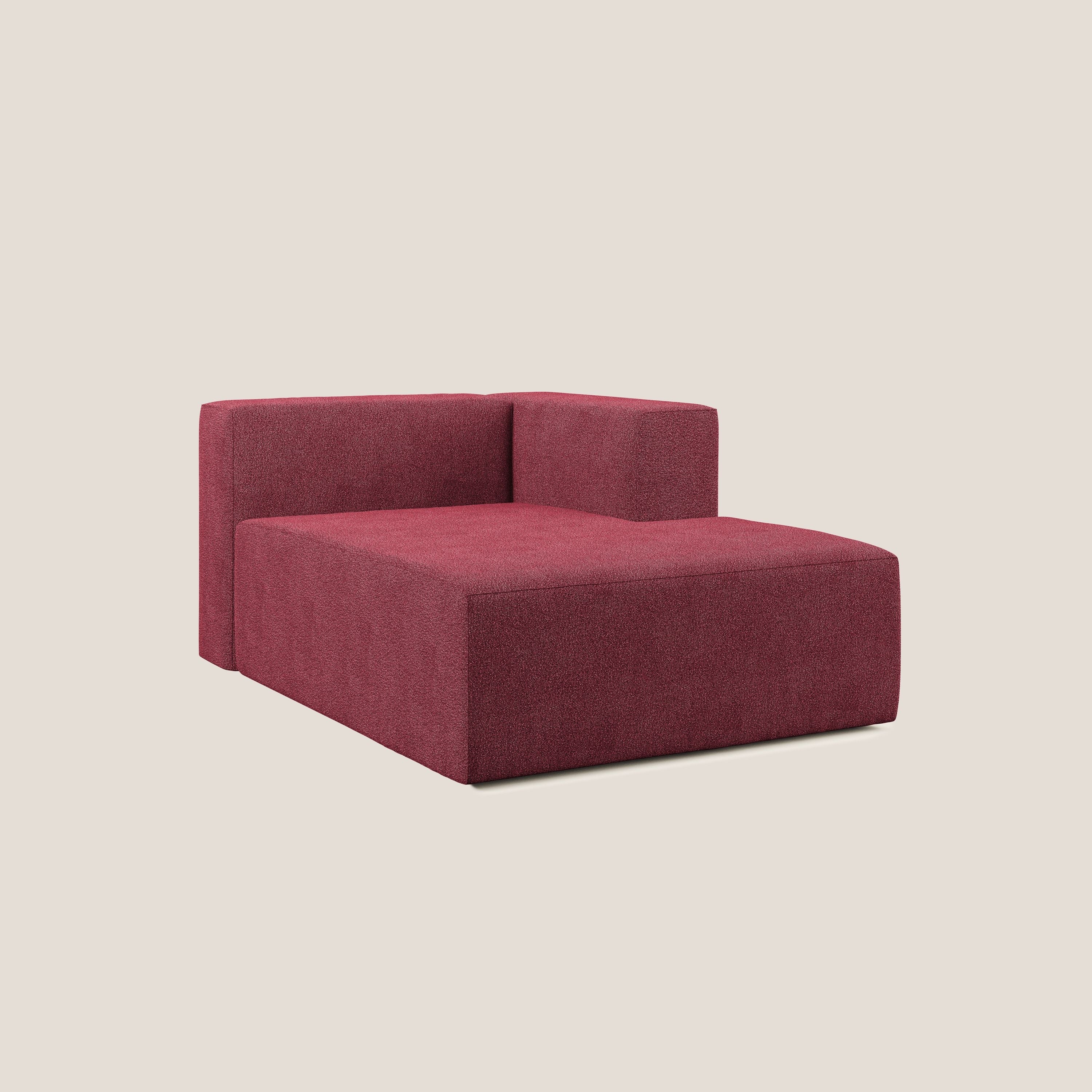 Nettuno module meridiénne en bouclette douce T07 rouge - Image 9