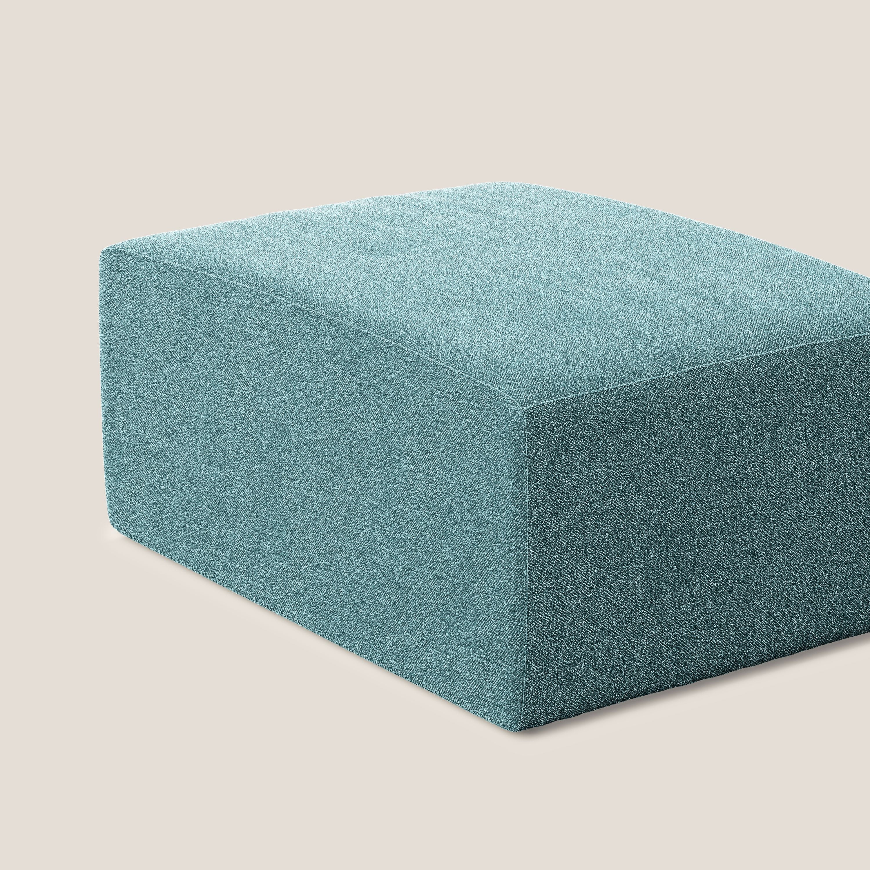 Nettuno pouf module en bouclette douce T07 bleu clair - Image 5