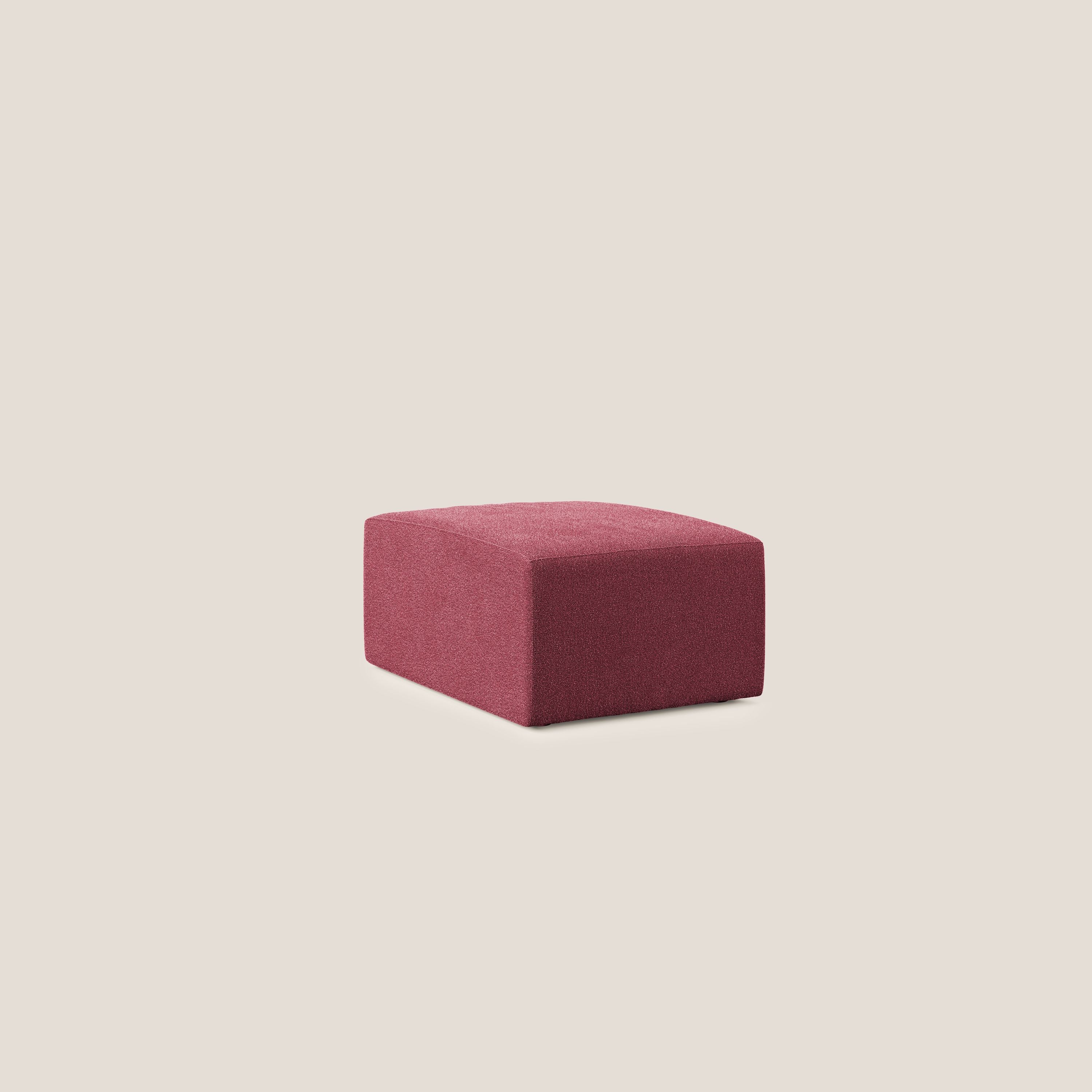 Nettuno pouf module en bouclette douce T07 rouge - Image 2