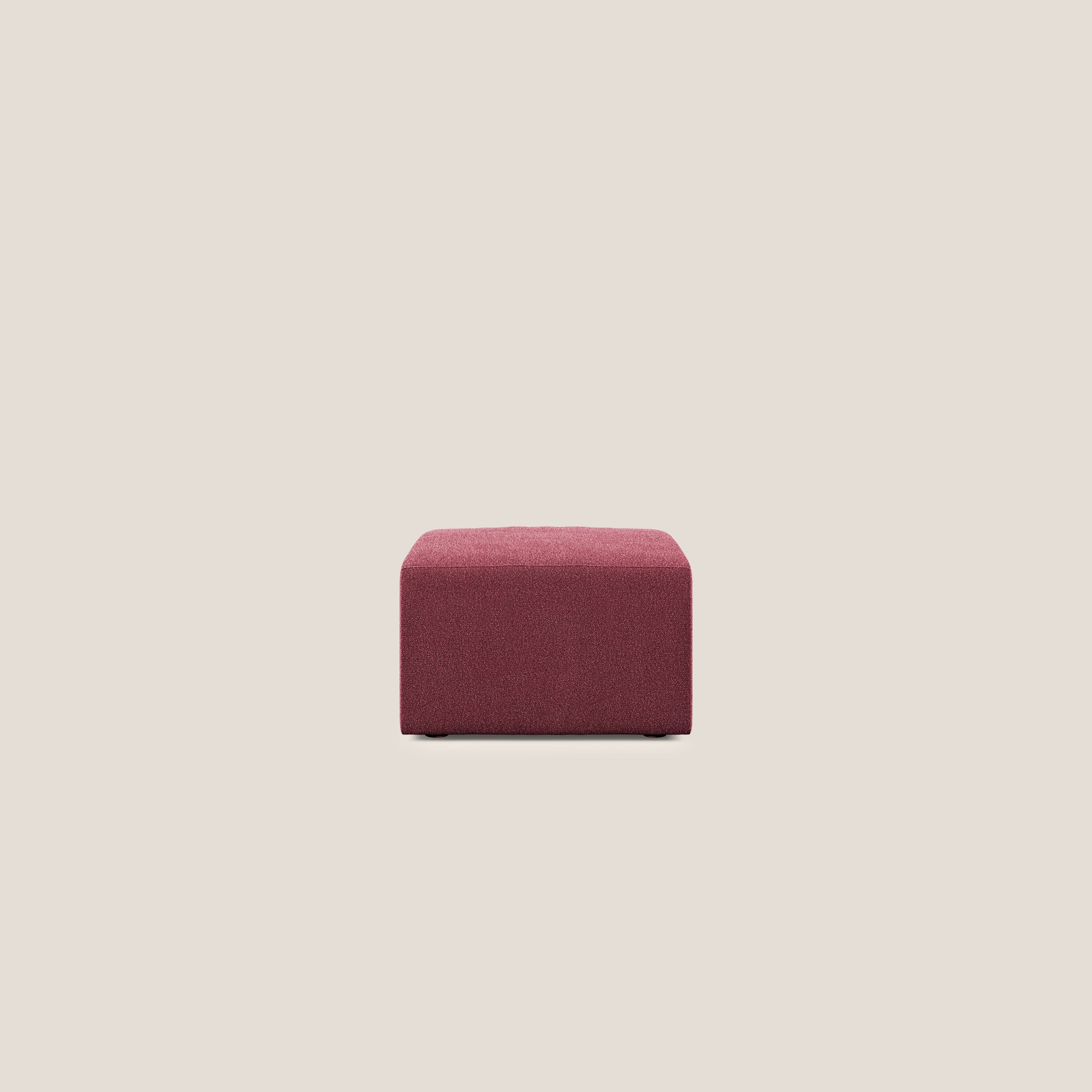 Nettuno pouf module en bouclette douce T07 rouge - Image 3